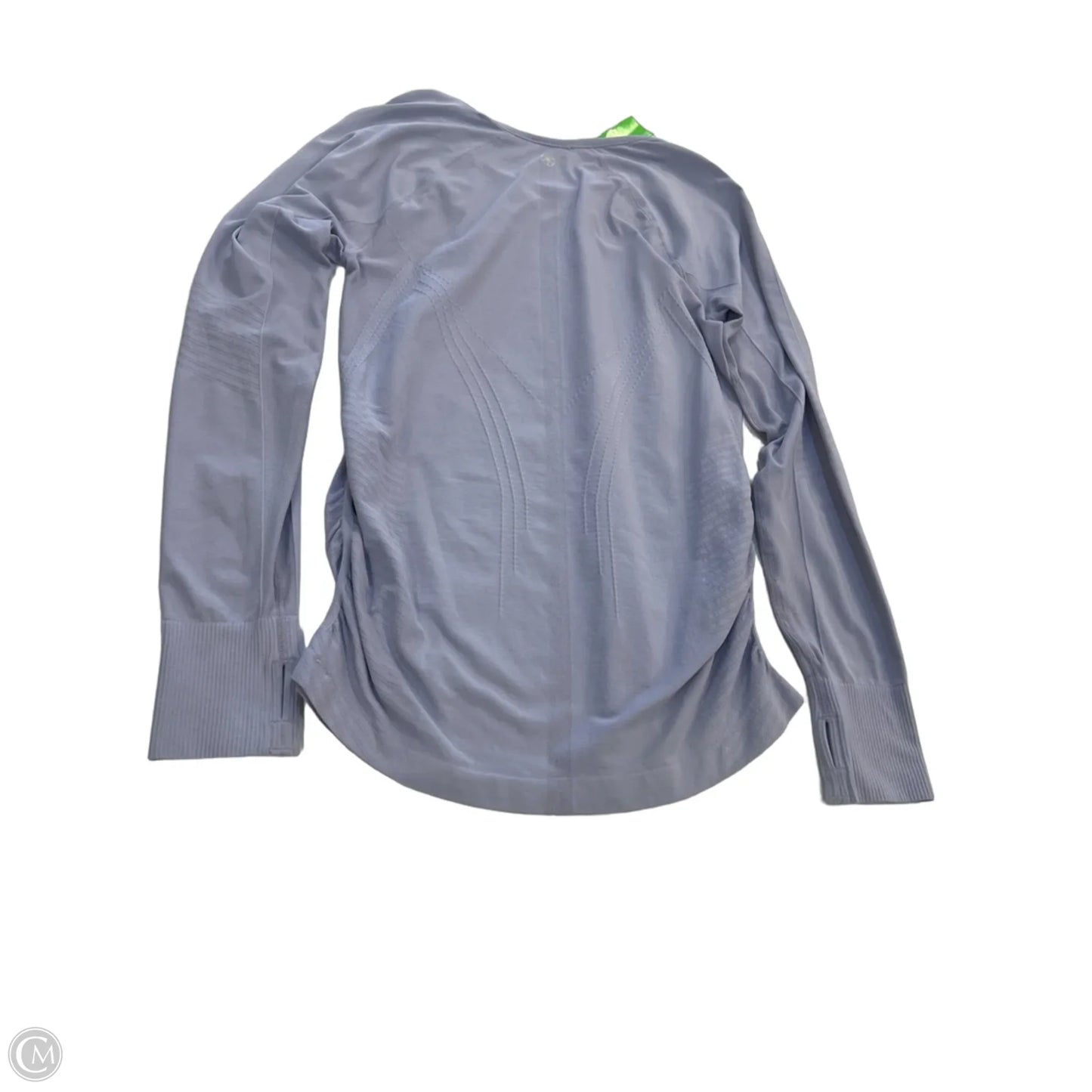 Athletic Top Long Sleeve Collar By Gaiam In Purple, Size: L