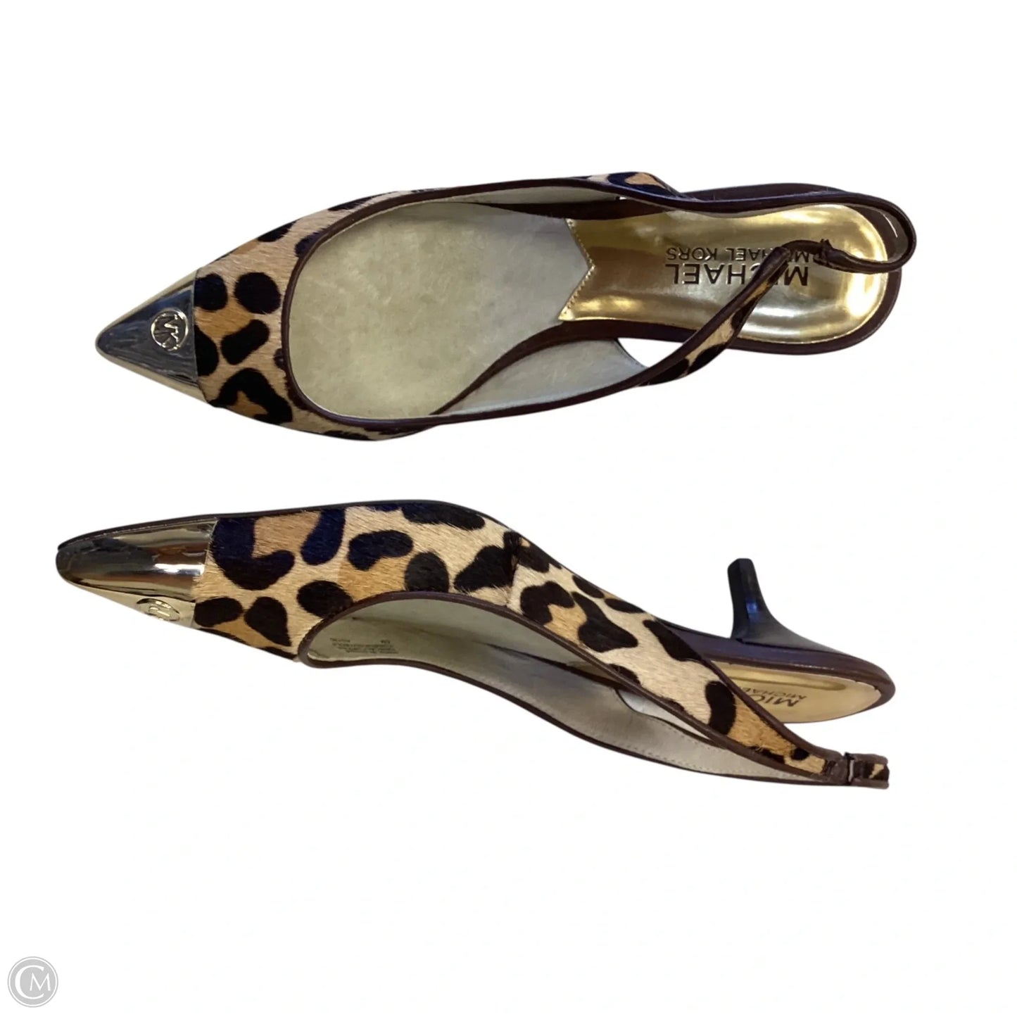 Shoes Heels Kitten By Michael By Michael Kors In Animal Print, Size: 8