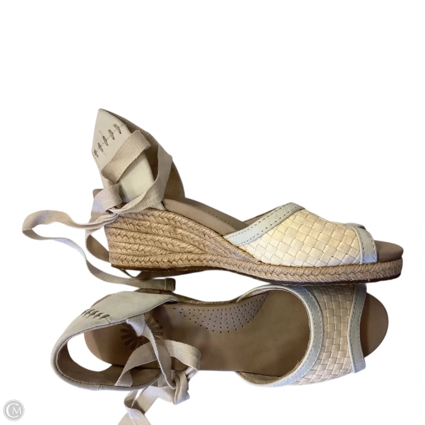 Sandals Designer By Ugg In Tan, Size: 5.5