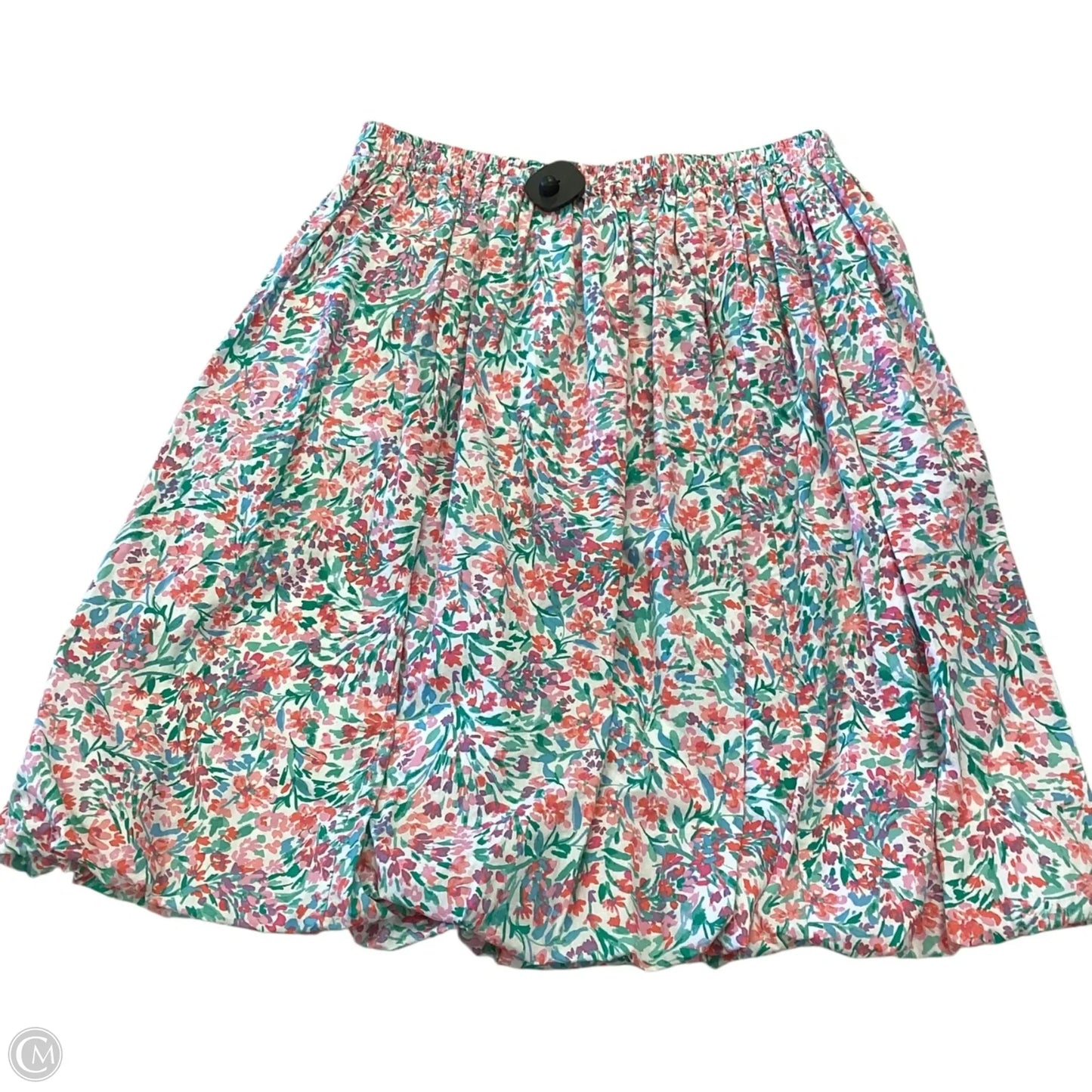 Skirt Midi By J. Crew In Floral Print, Size: L