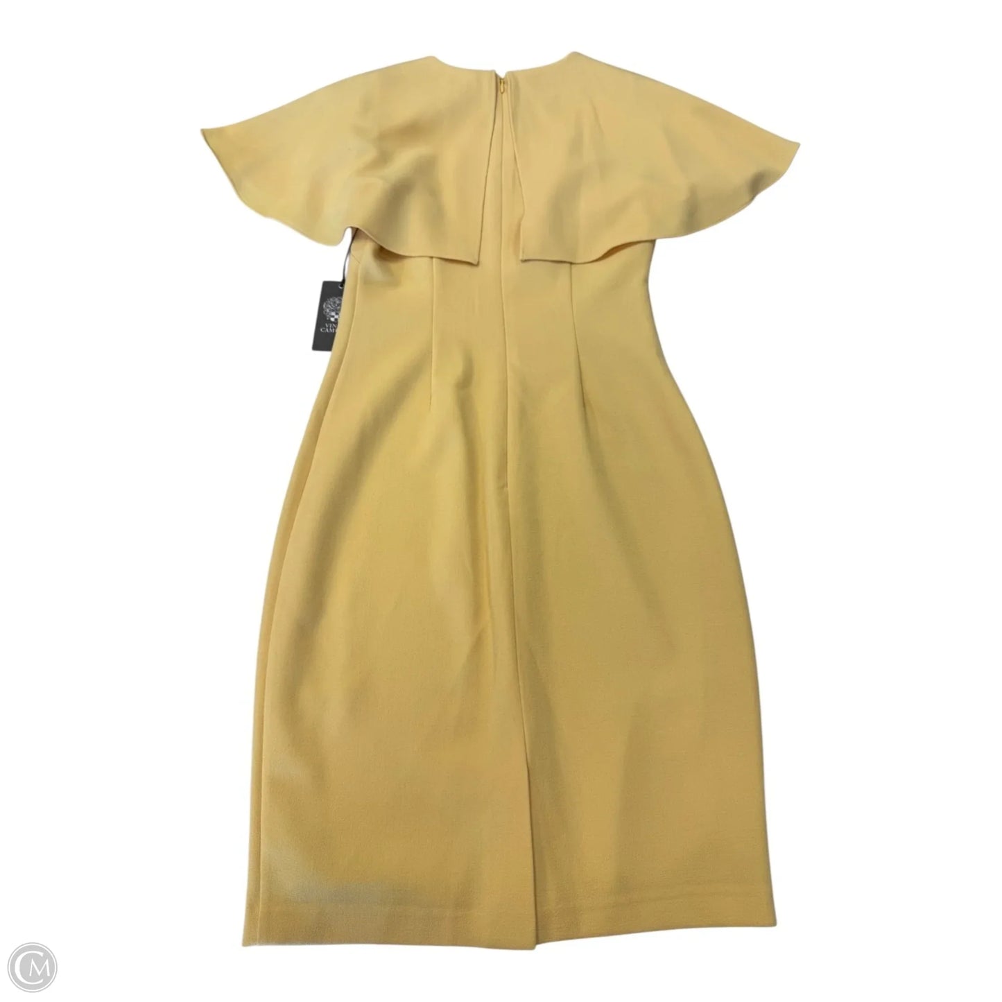 Dress Casual Midi By Vince Camuto In Yellow, Size: 0
