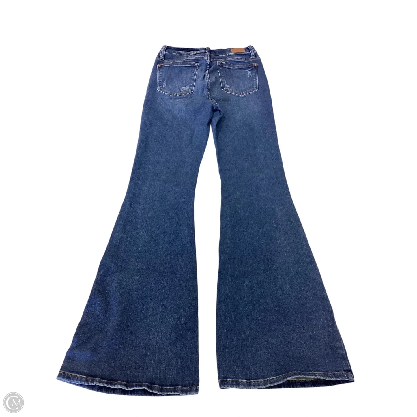 Jeans Flared By Judy Blue In Blue Denim, Size: 2