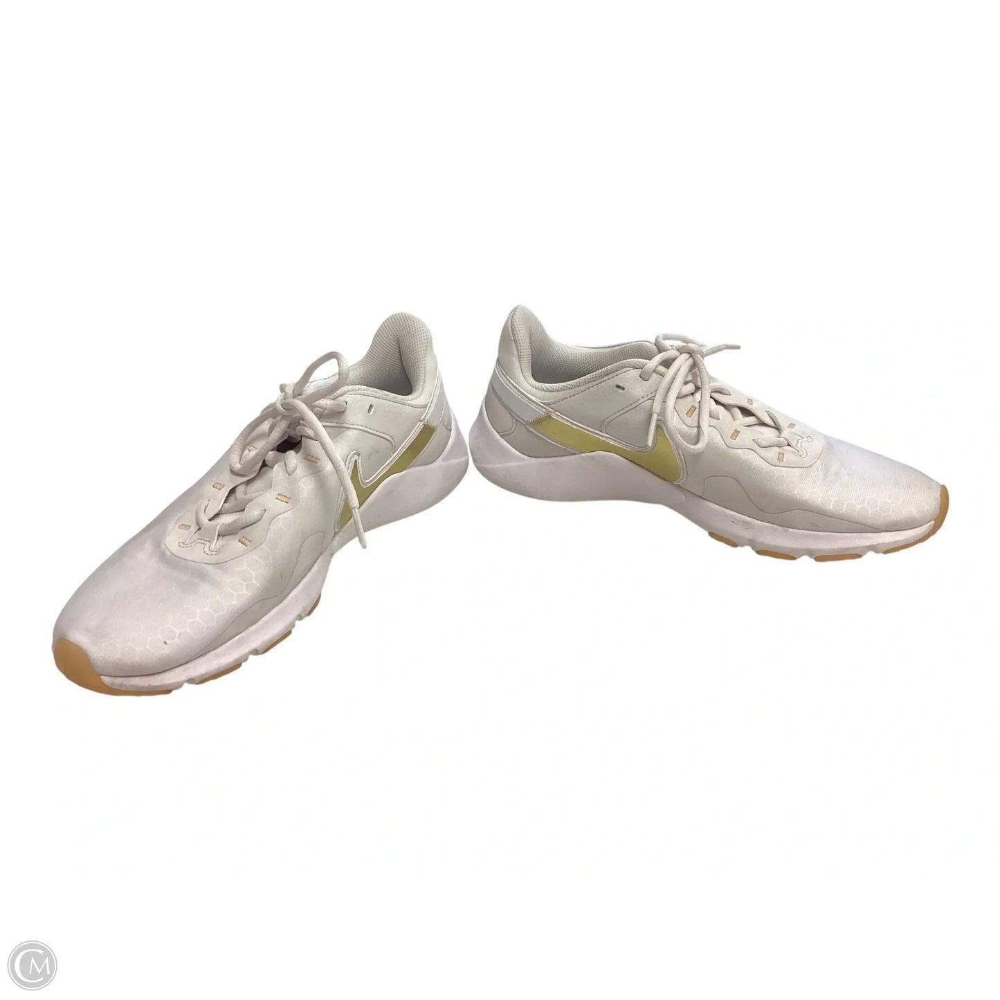 Shoes Athletic By Nike In White, Size: 9.5