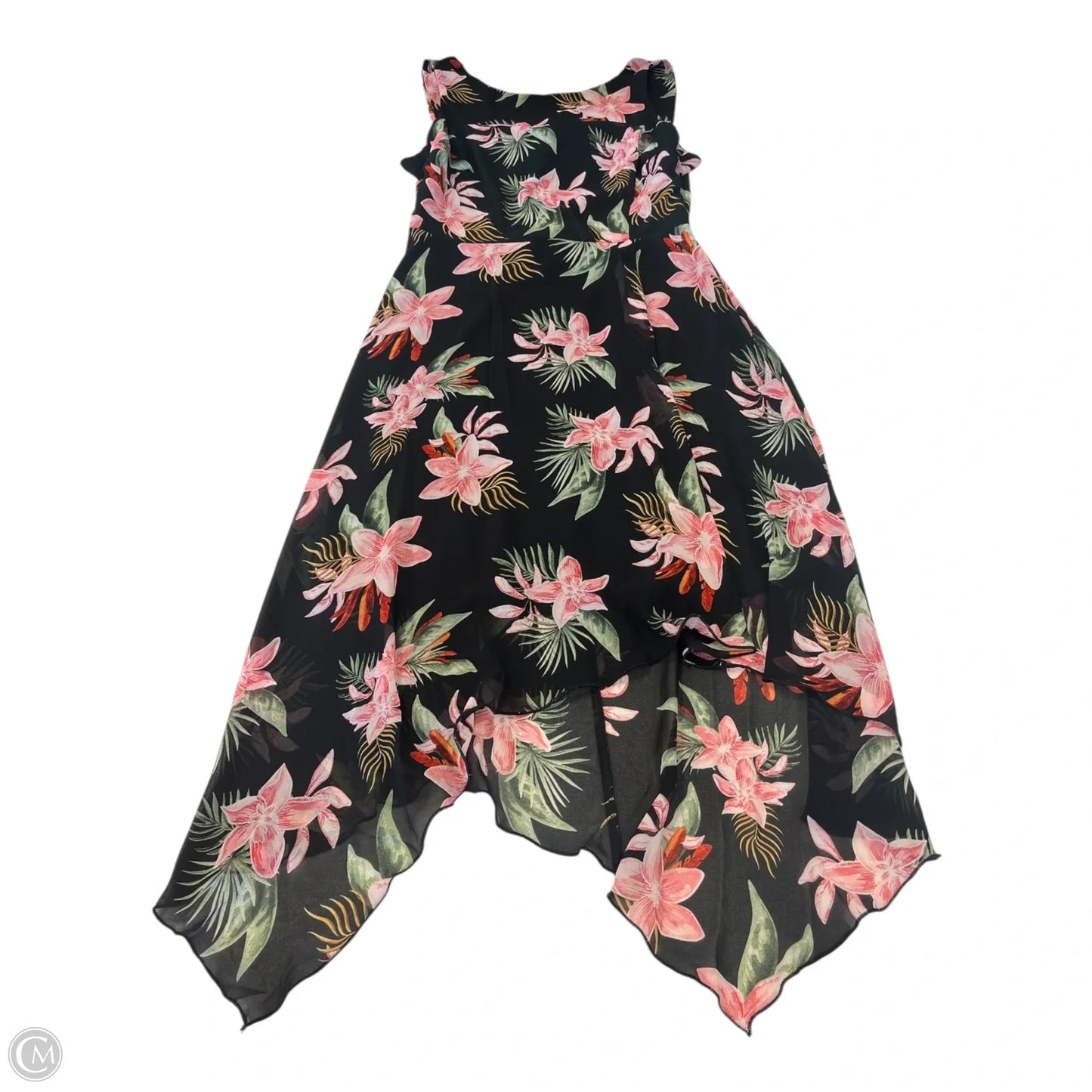 Dress Casual Midi By Clothes Mentor In Floral Print, Size: 6