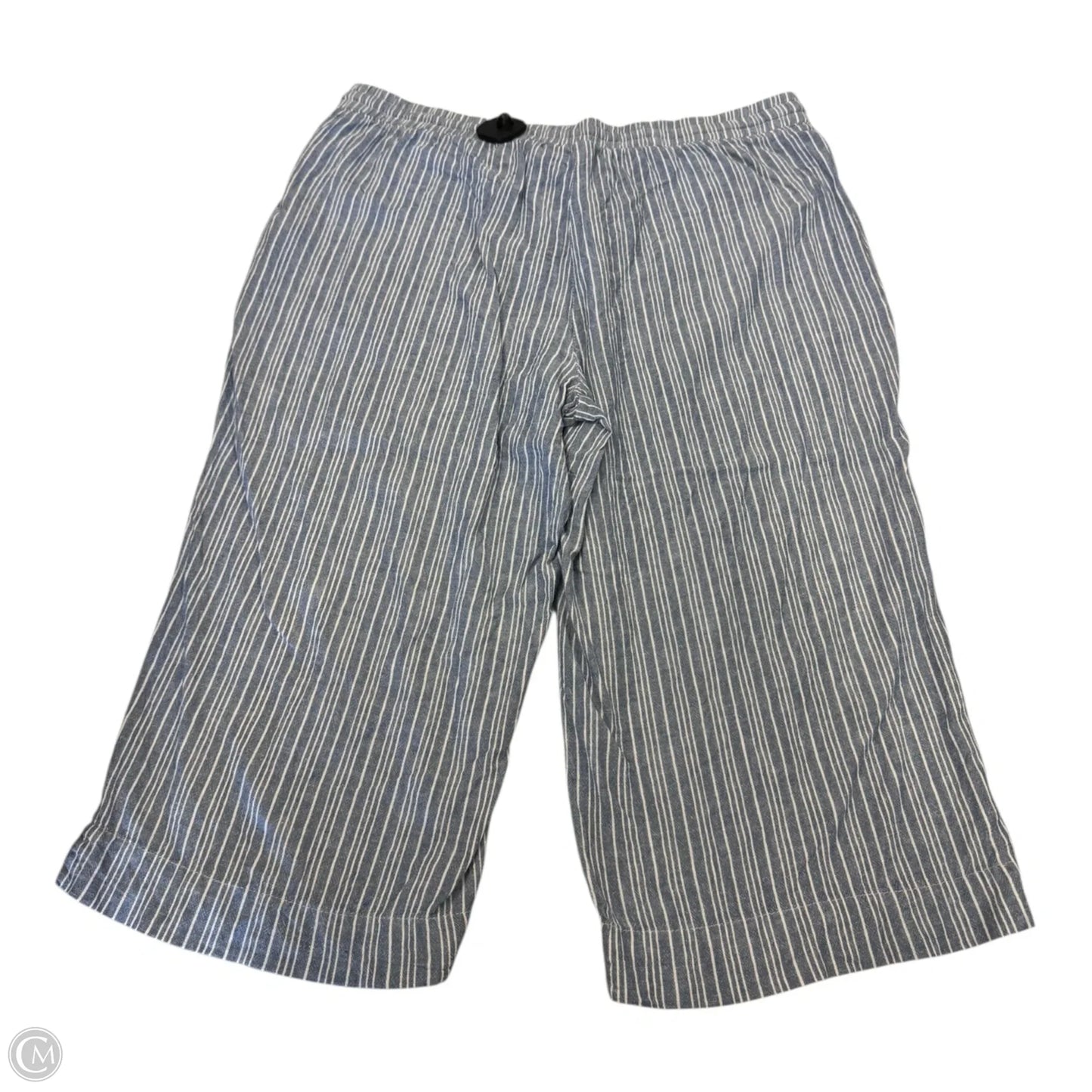 Capris By Clothes Mentor In Striped Pattern, Size: 2x