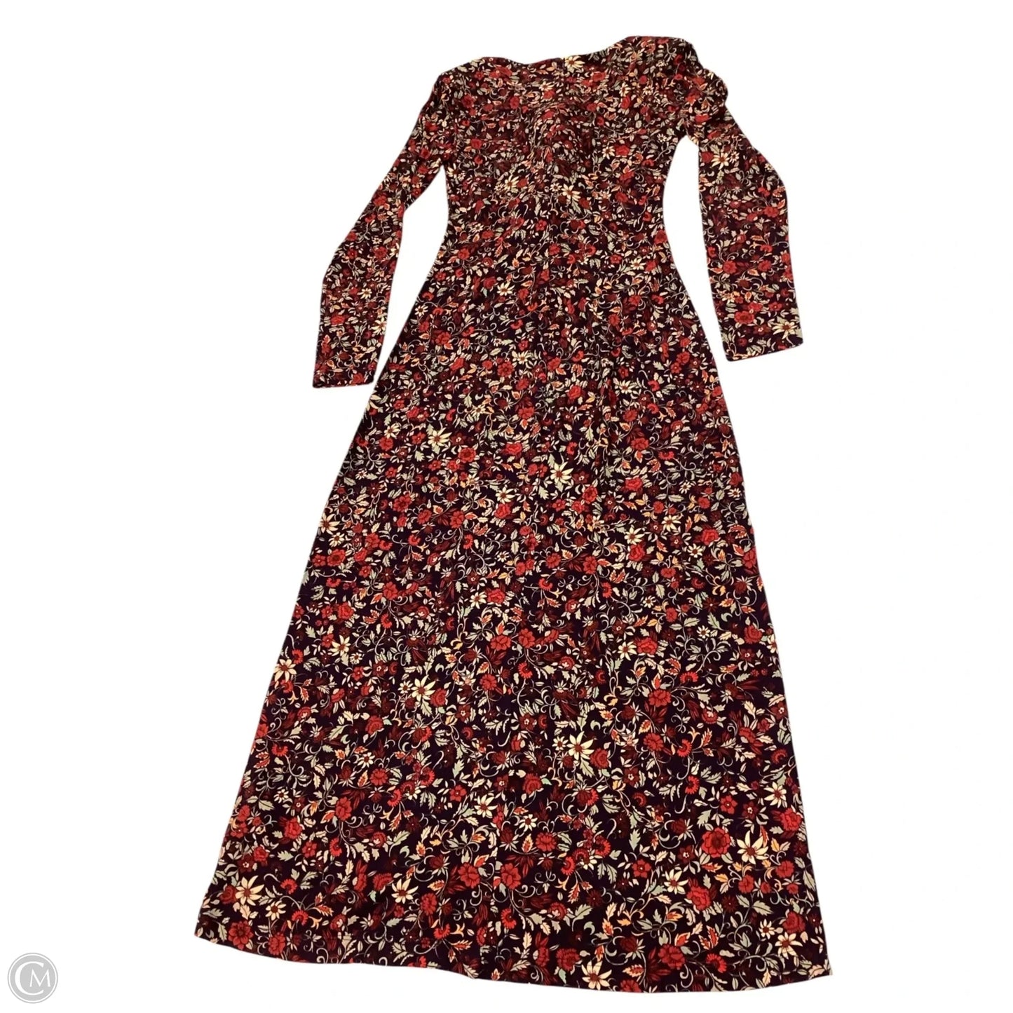Dress Casual Maxi By Farm Rio In Floral Print, Size: M