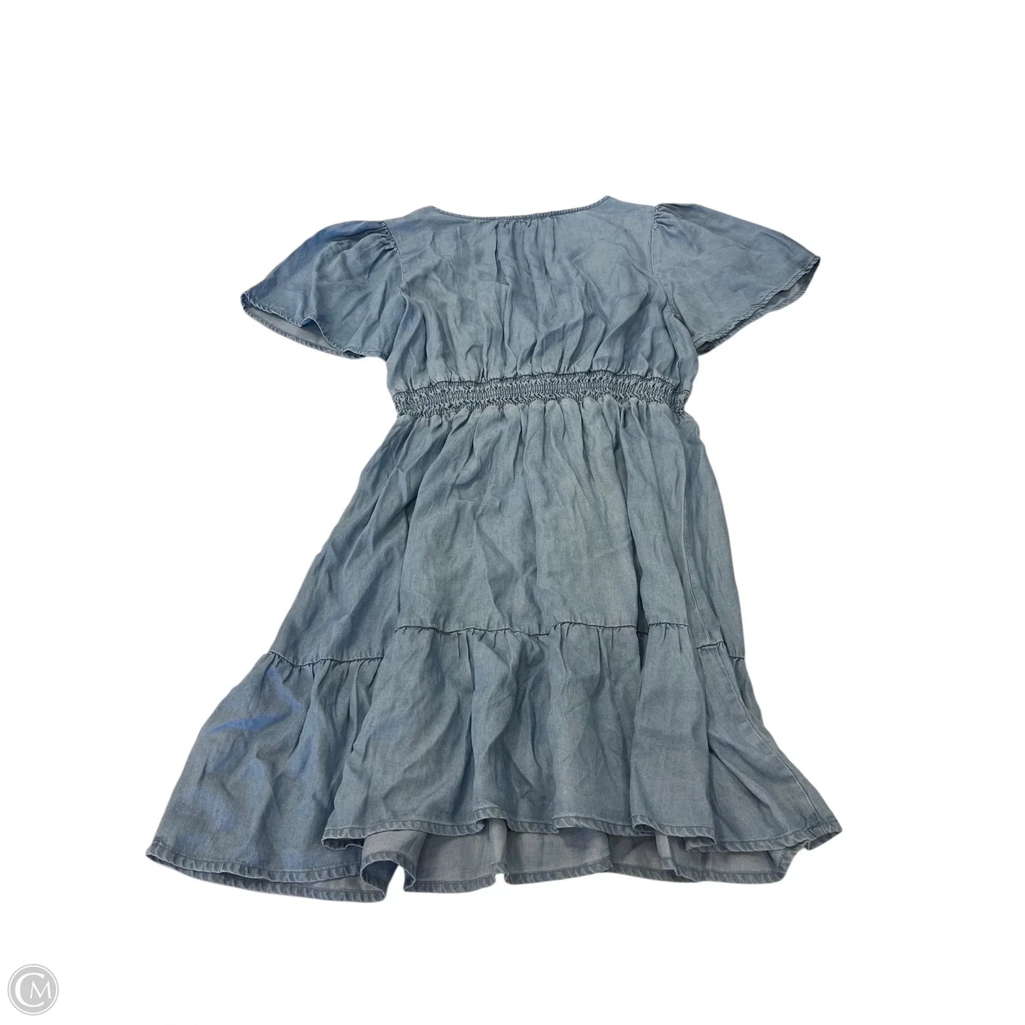 Dress Casual Short By Blu Pepper In Blue, Size: L