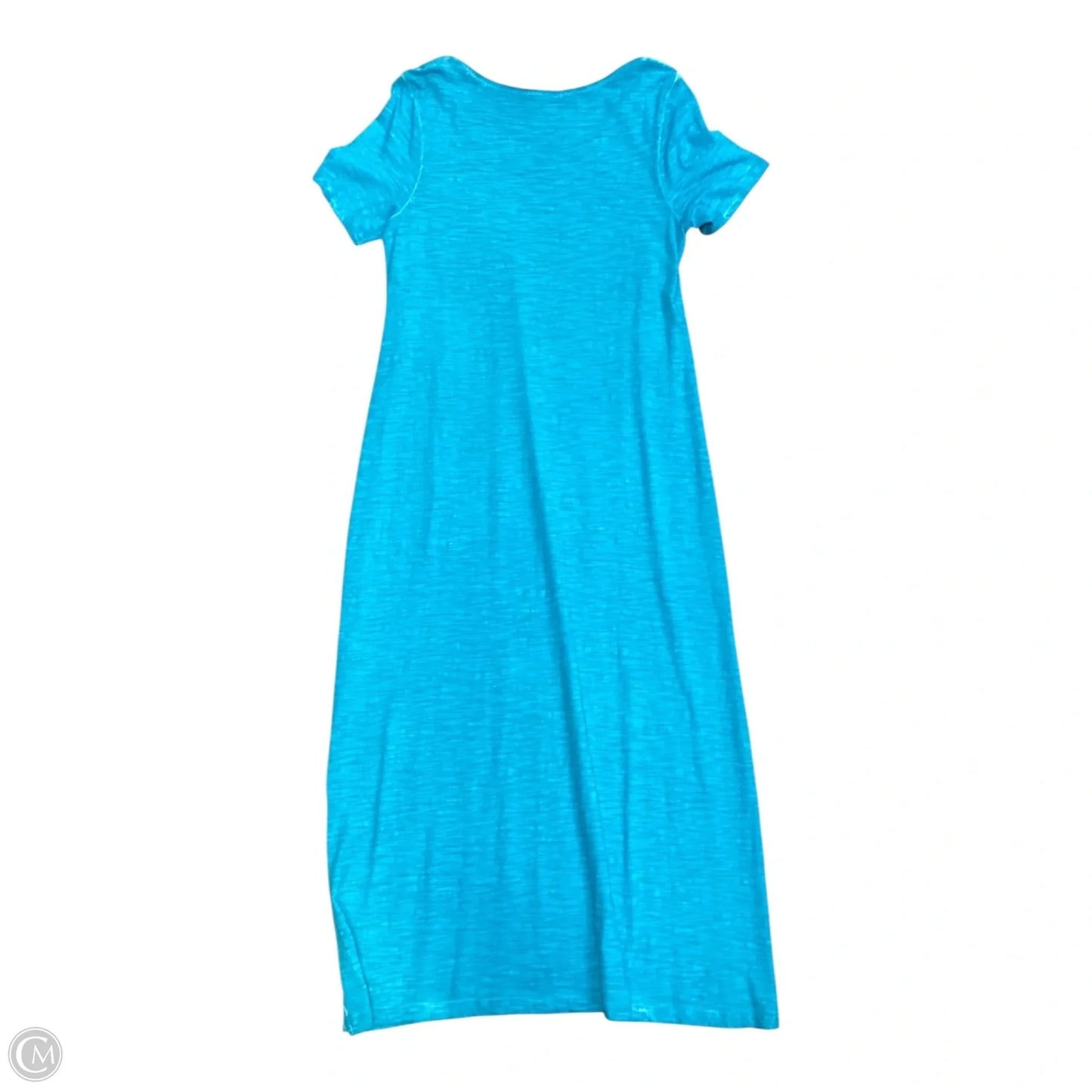 Dress Casual Maxi By Chicos In Blue, Size: M
