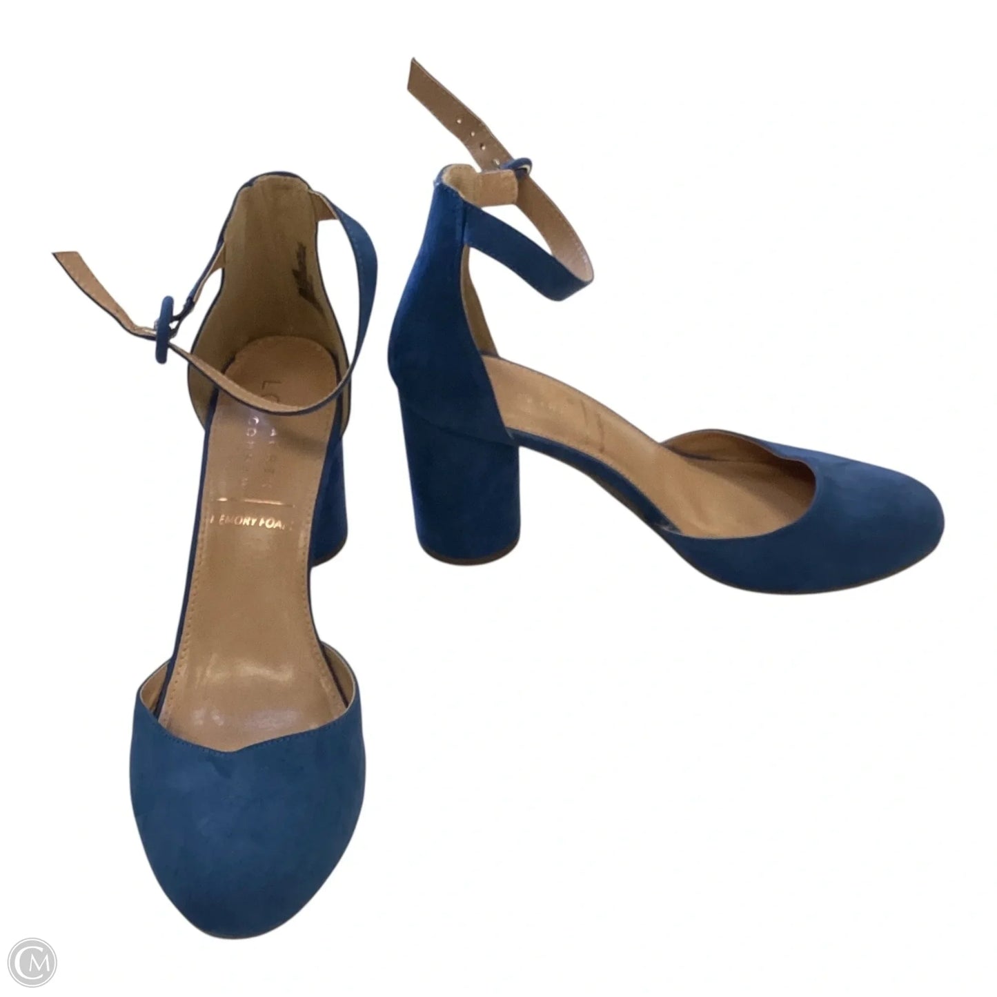 Shoes Heels Block By Cmc In Blue, Size: 10