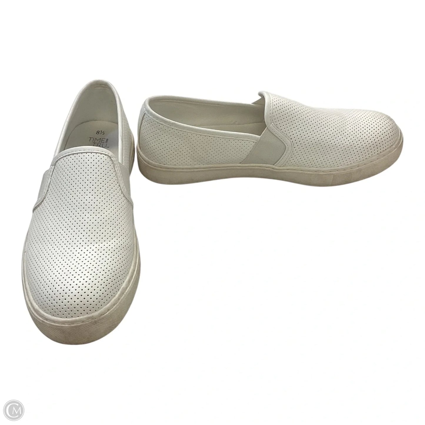 Shoes Sneakers By Time And Tru In White, Size: 8.5