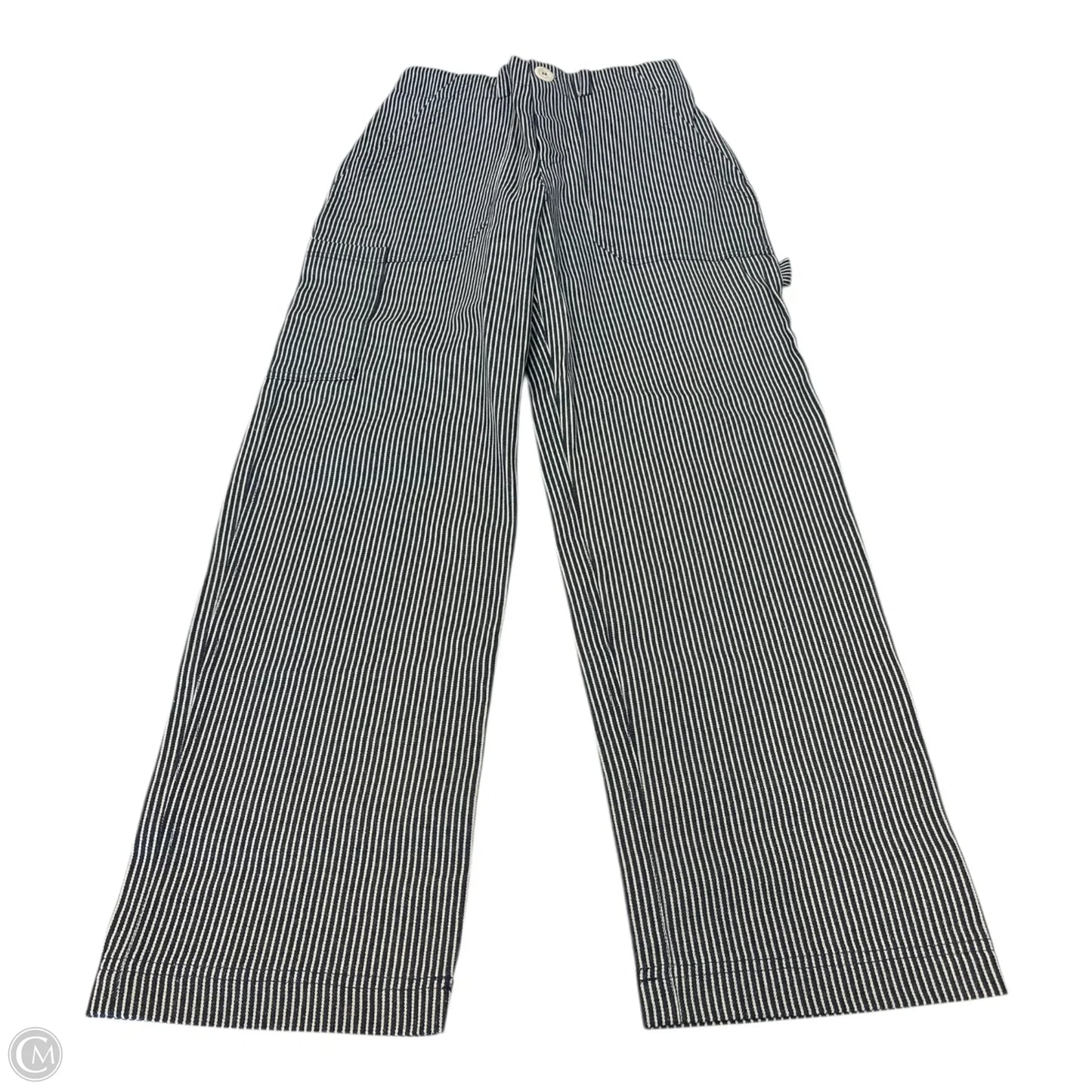 Pants Wide Leg By Cmc In Striped Pattern, Size: M