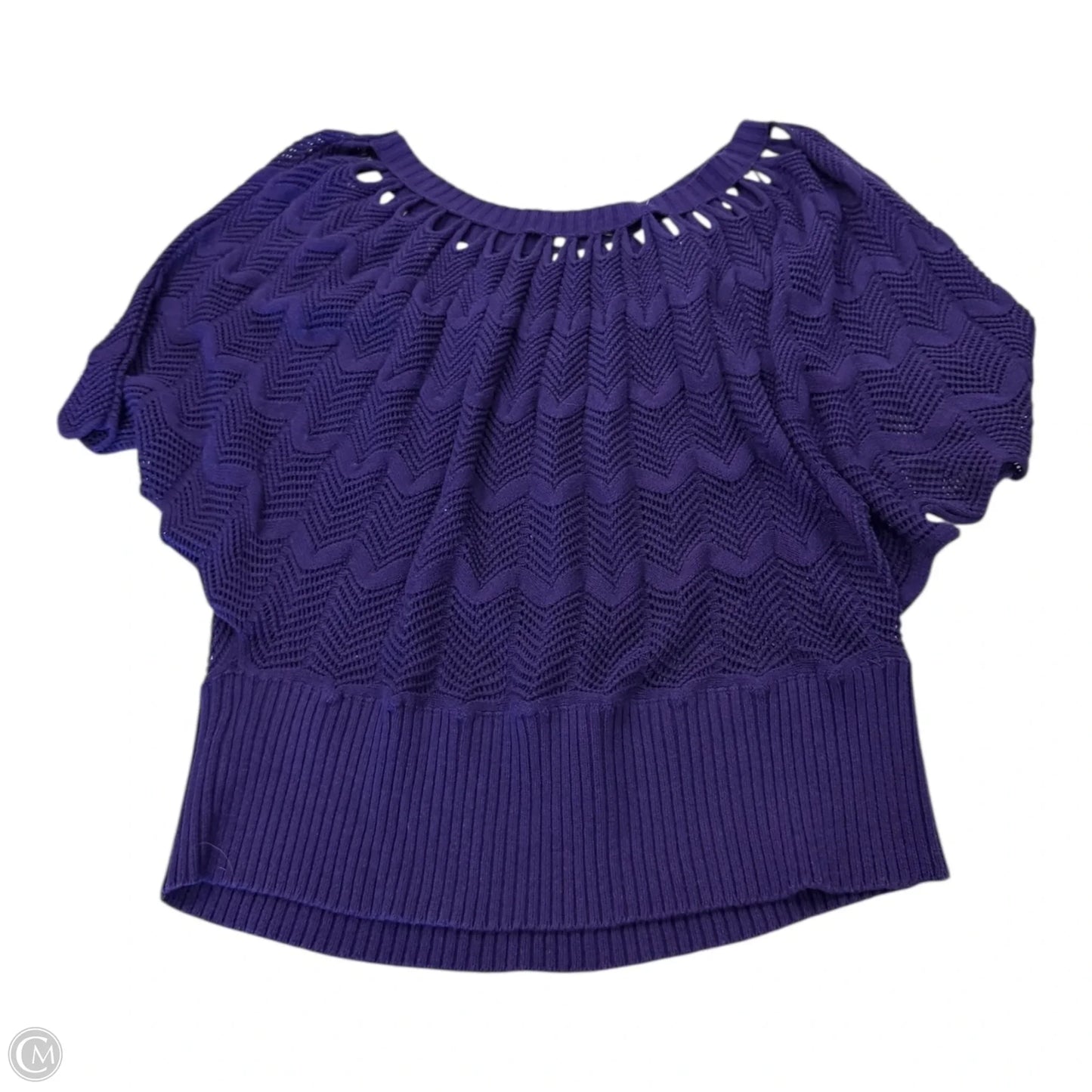 Sweater By Jennifer Lopez In Purple, Size: Xl