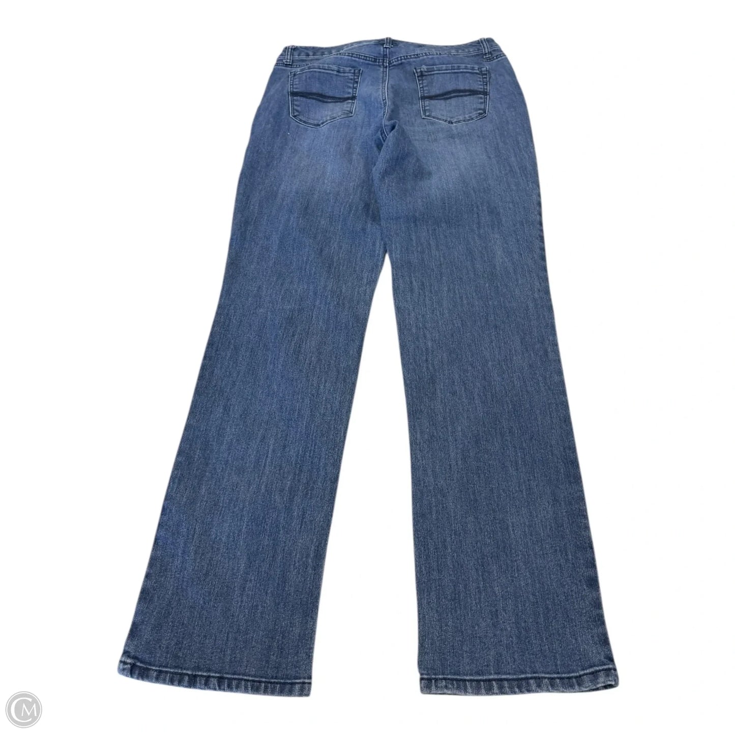 Jeans Straight By Bandolino In Blue, Size: 12