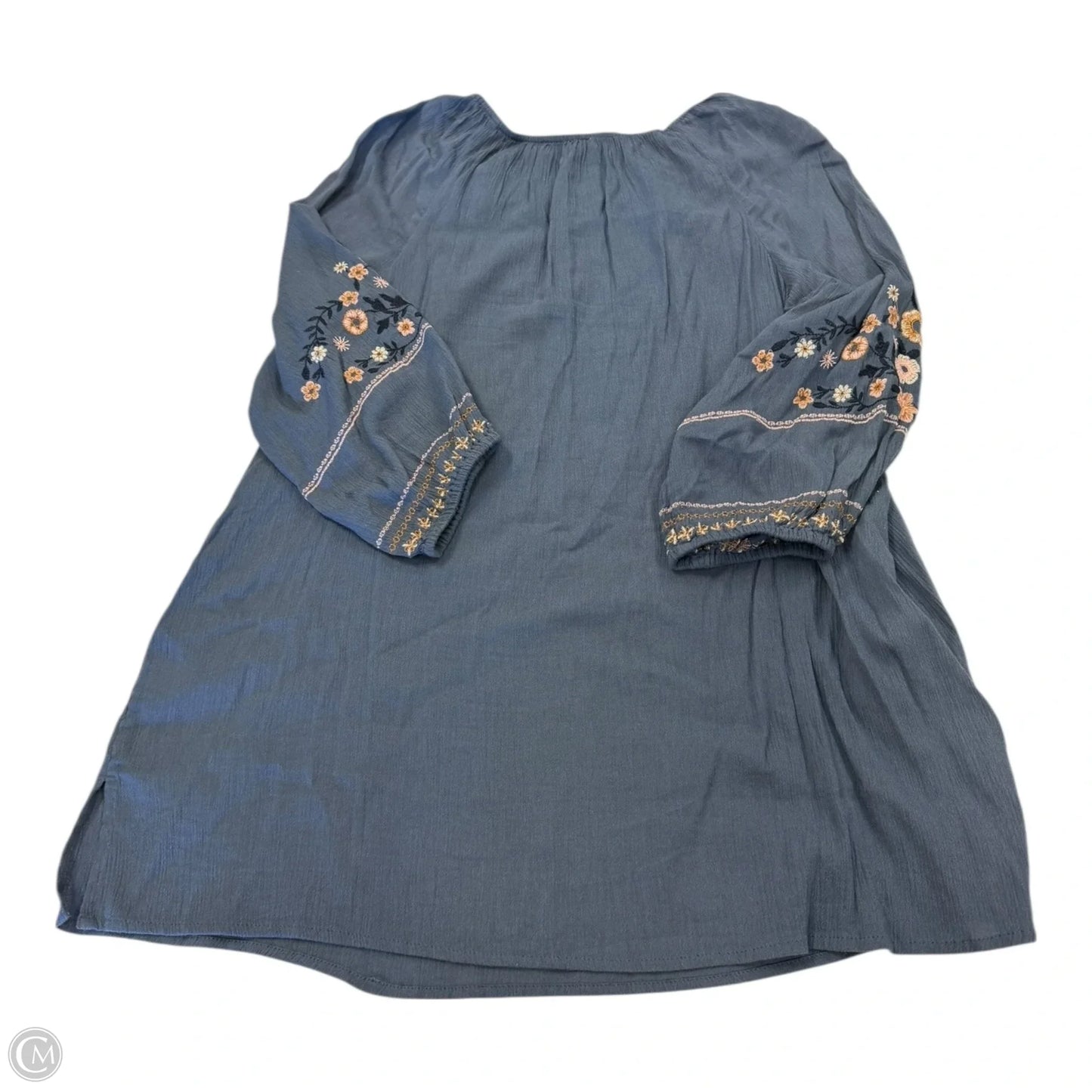 Top Long Sleeve By J. Jill In Grey, Size: M