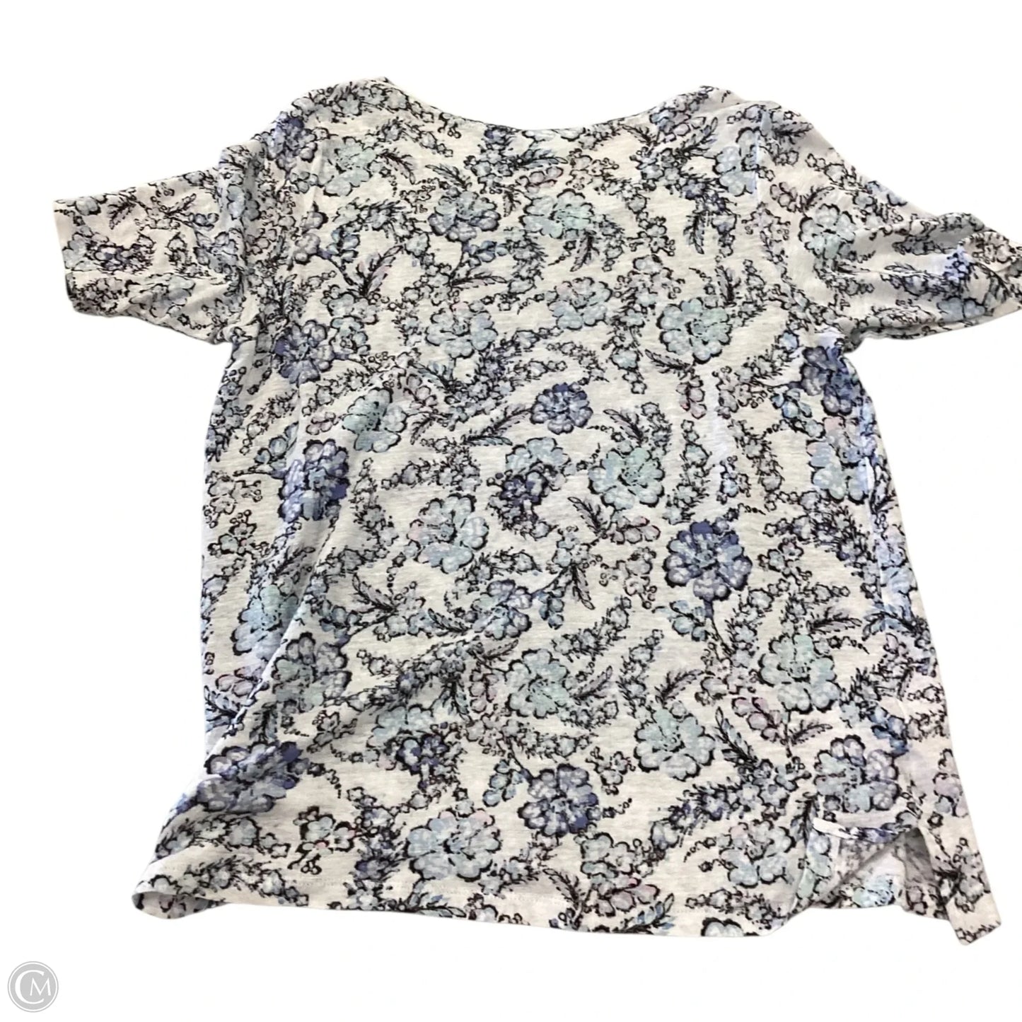 Top Short Sleeve By J. Jill In Floral Print, Size: M