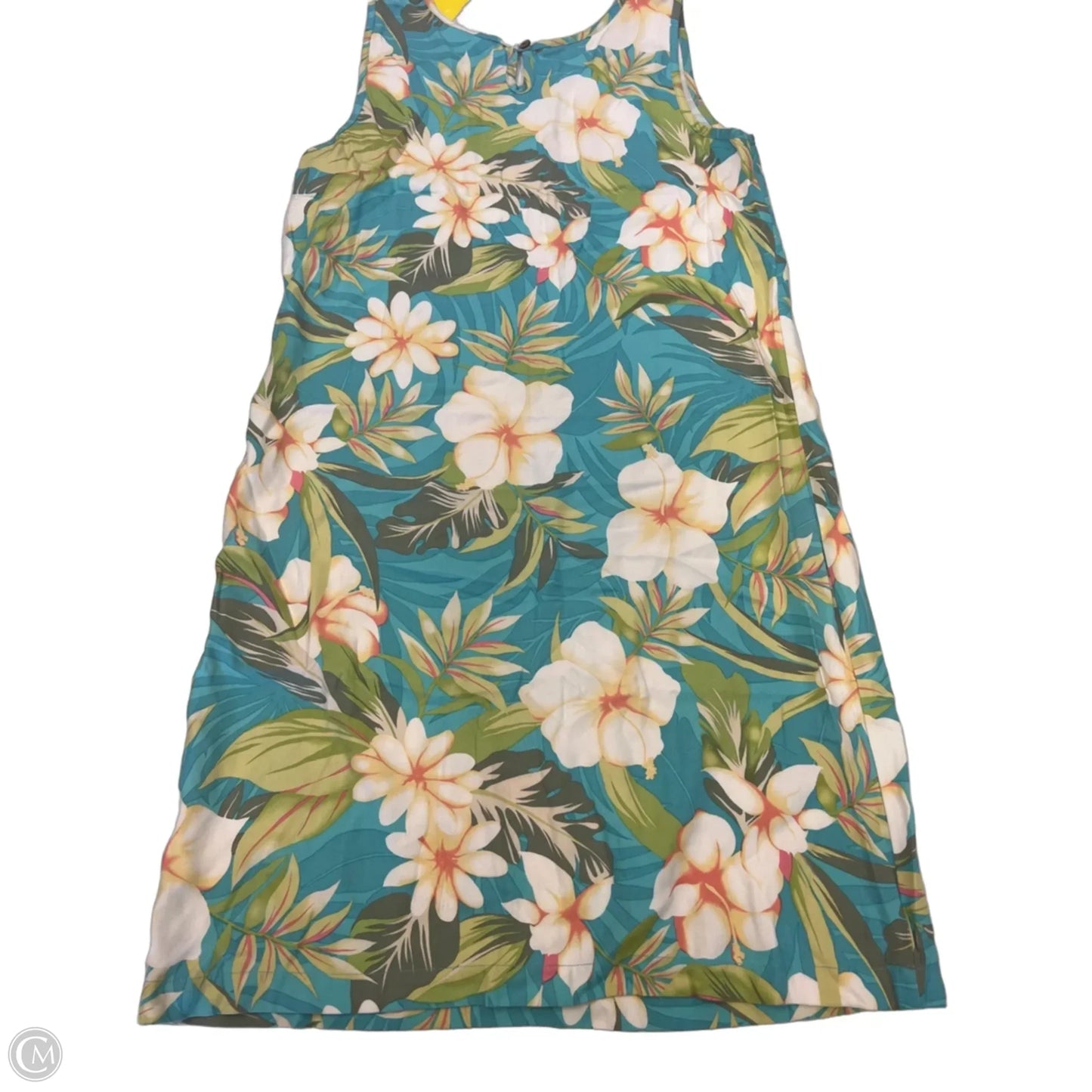 Dress Casual Short By Marsh Landing In Tropical Print, Size: M