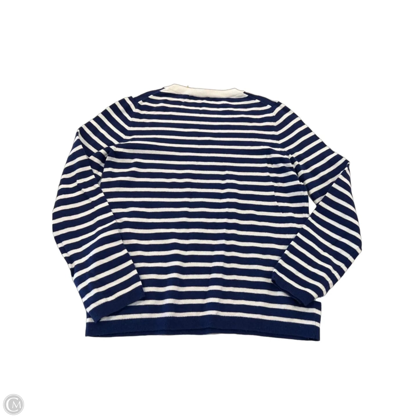 Sweater Designer By Kate Spade In Striped Pattern, Size: M