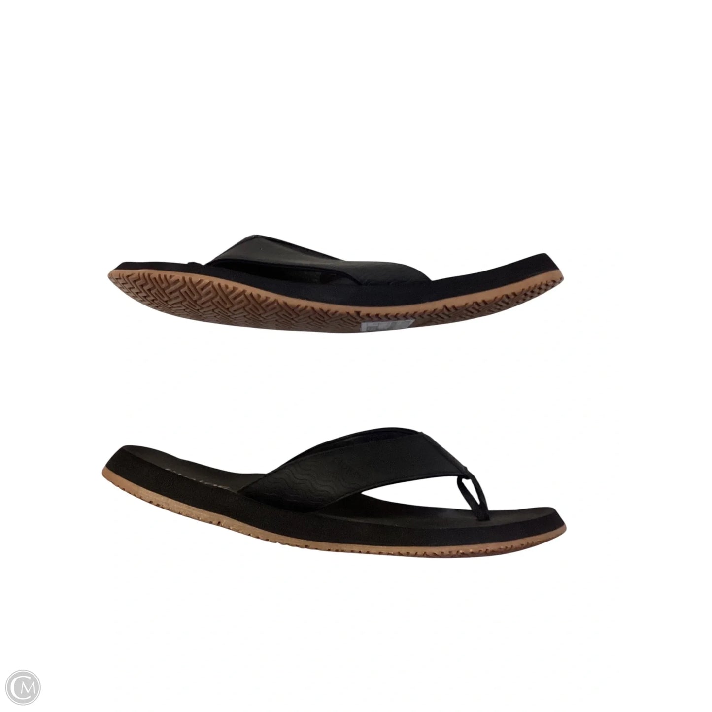 Sandals Flip Flops By Clothes Mentor In Black, Size: 12