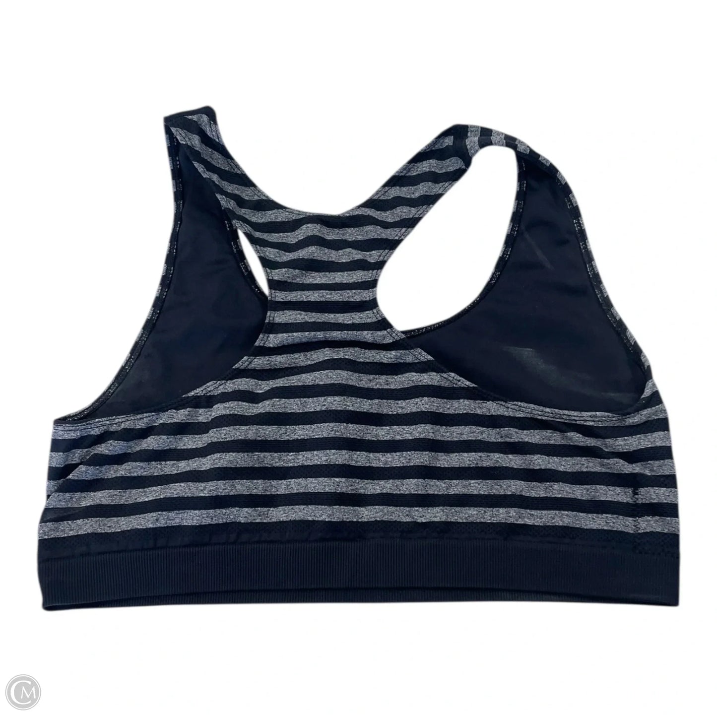 Athletic Bra By Bally In Striped Pattern, Size: Xl
