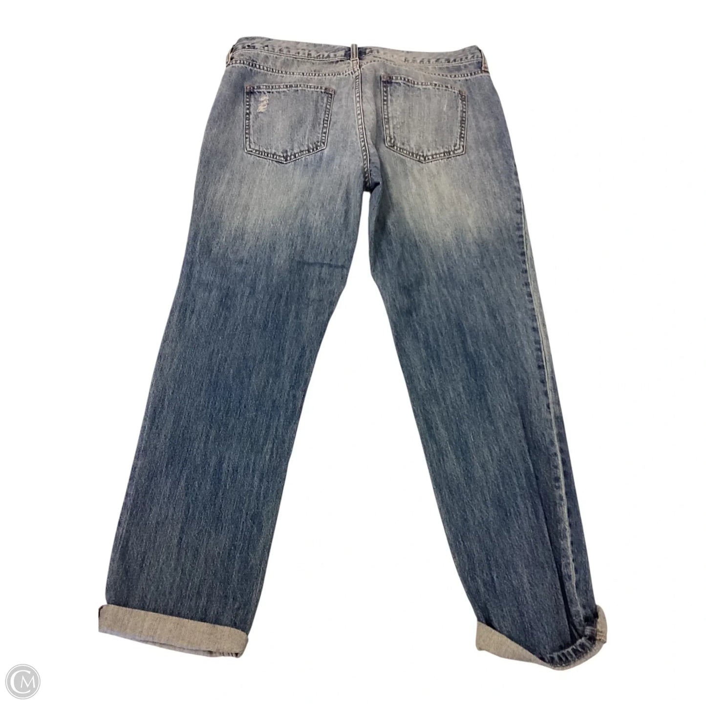 Jeans Cropped By Banana Republic In Blue, Size: 8