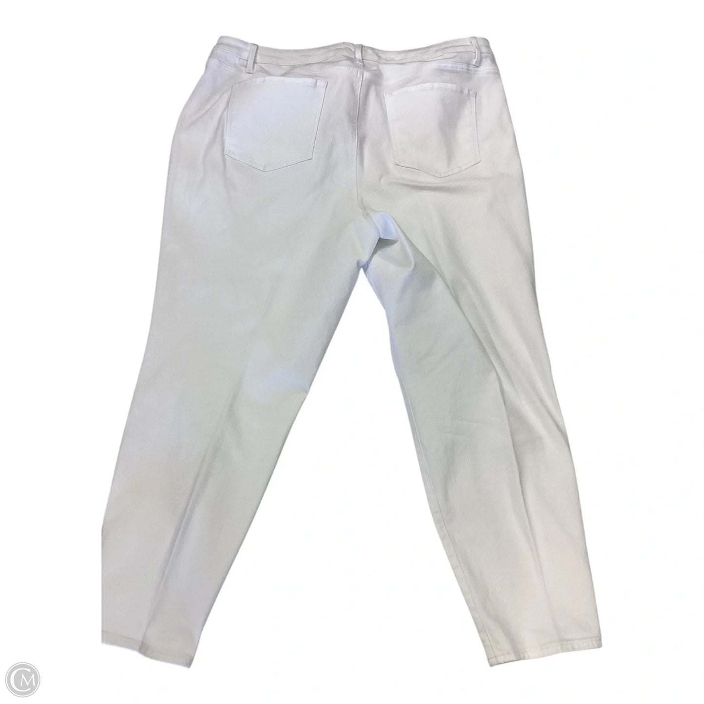 Pants Cropped By Talbots In White, Size: 22