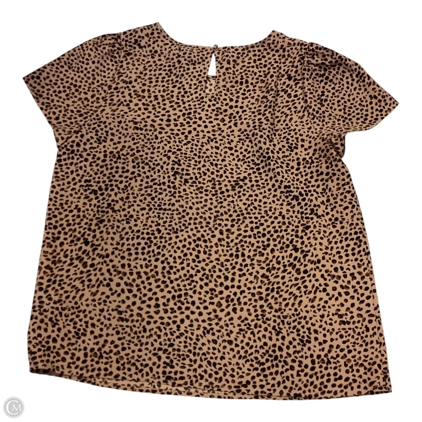 Top Short Sleeve By J. Crew In Animal Print, Size: S