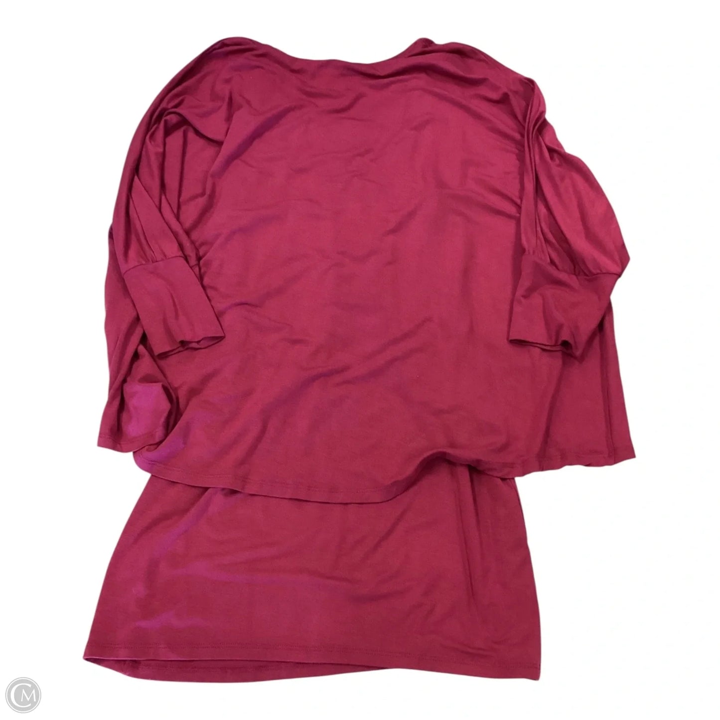Top 3/4 Sleeve By Soft Surroundings In Purple, Size: L