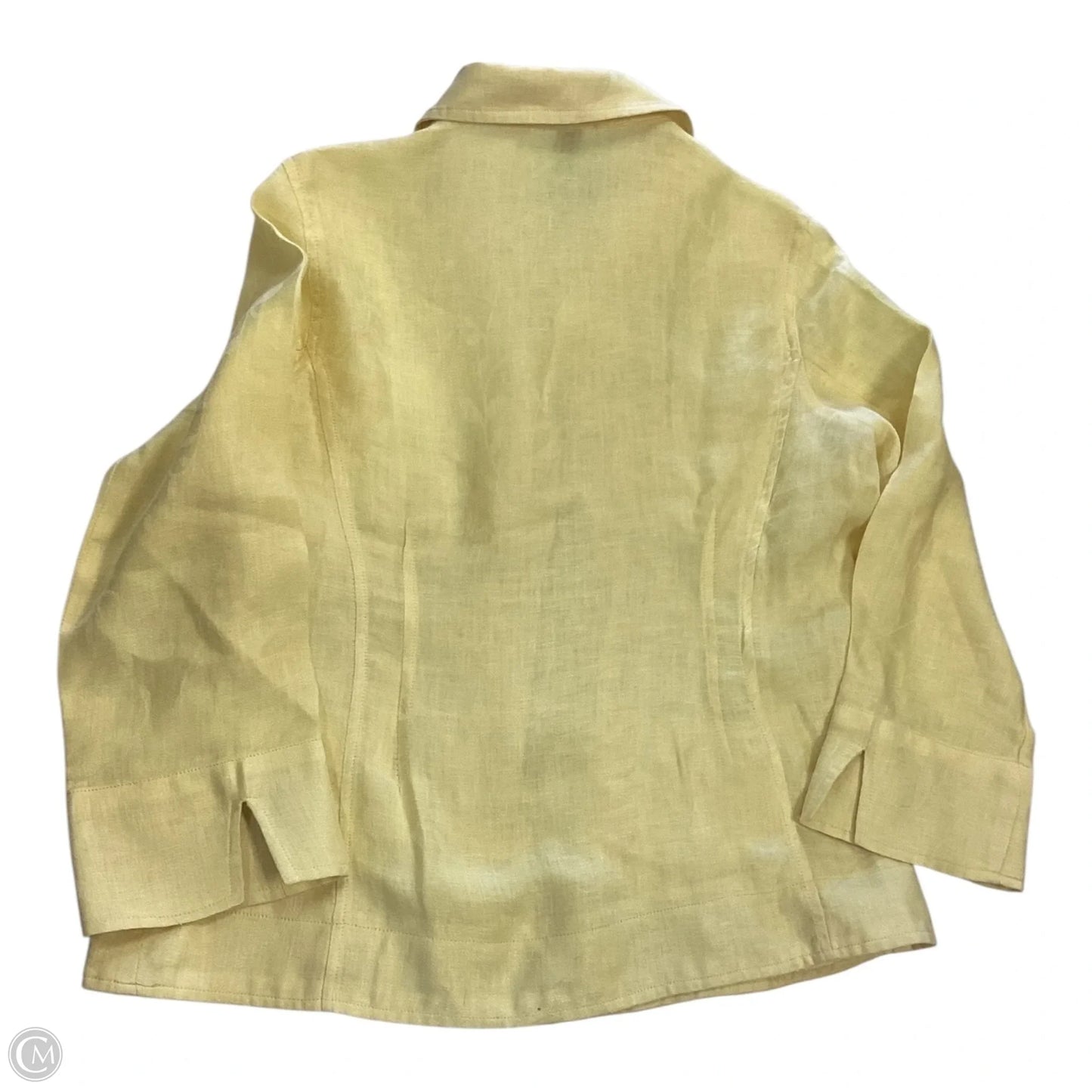 Blazer By Peck And Peck In Yellow, Size: 10