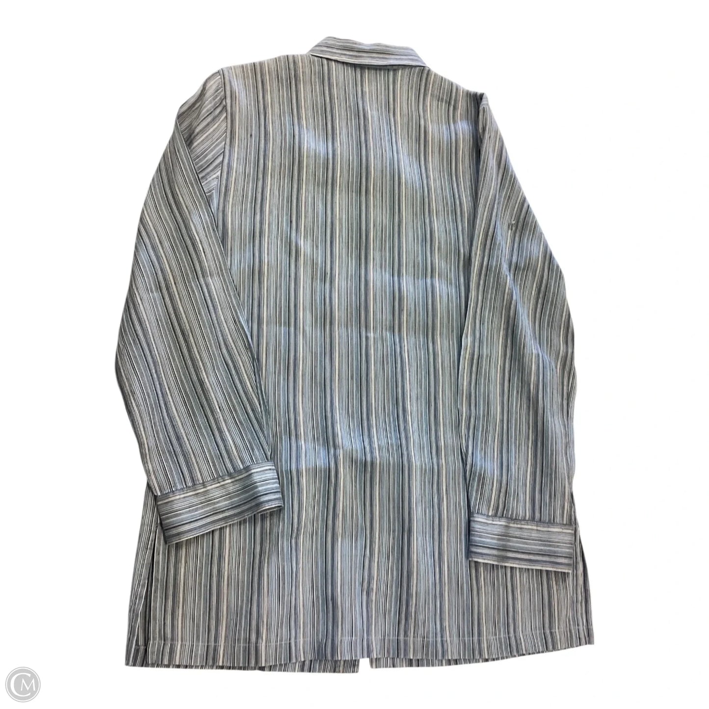 Top Long Sleeve By Josephine Chaus In Blue, Size: 8