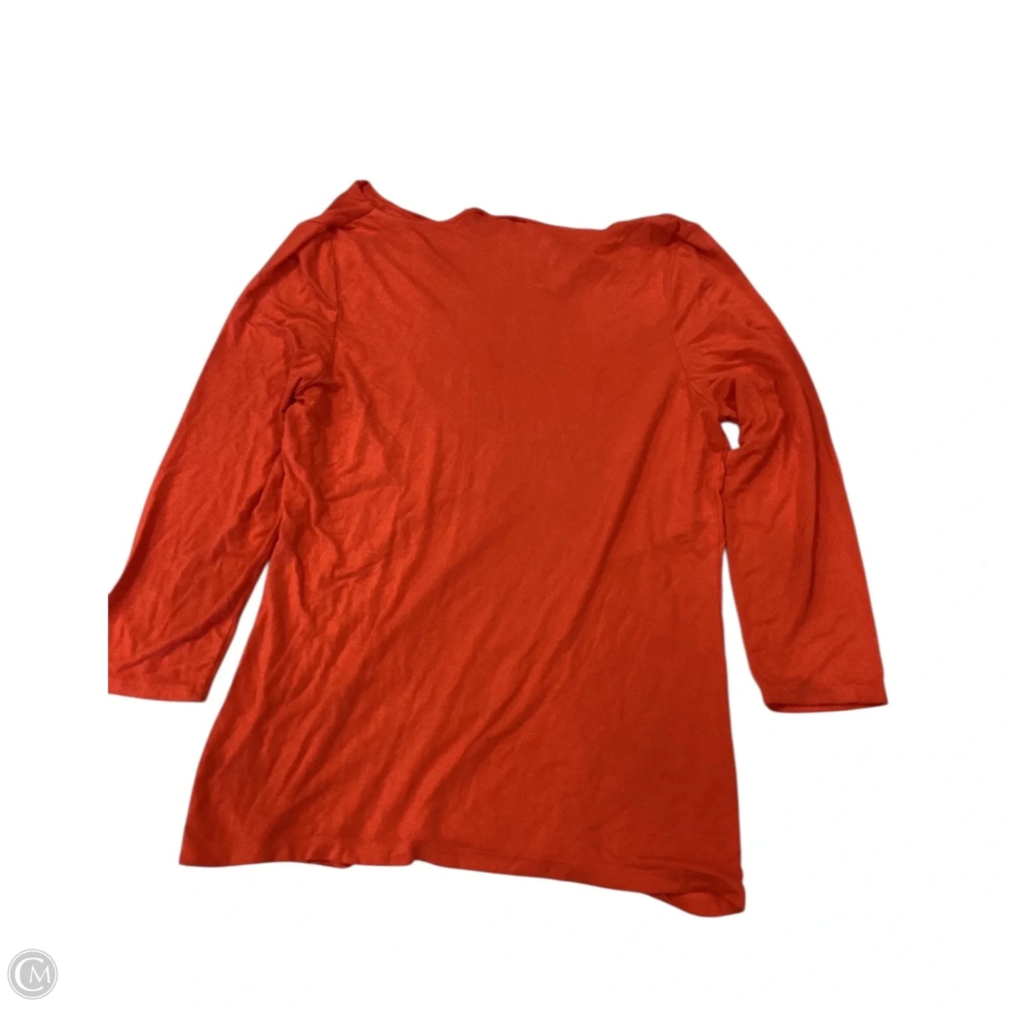 Top 3/4 Sleeve By Limited In Orange, Size: M
