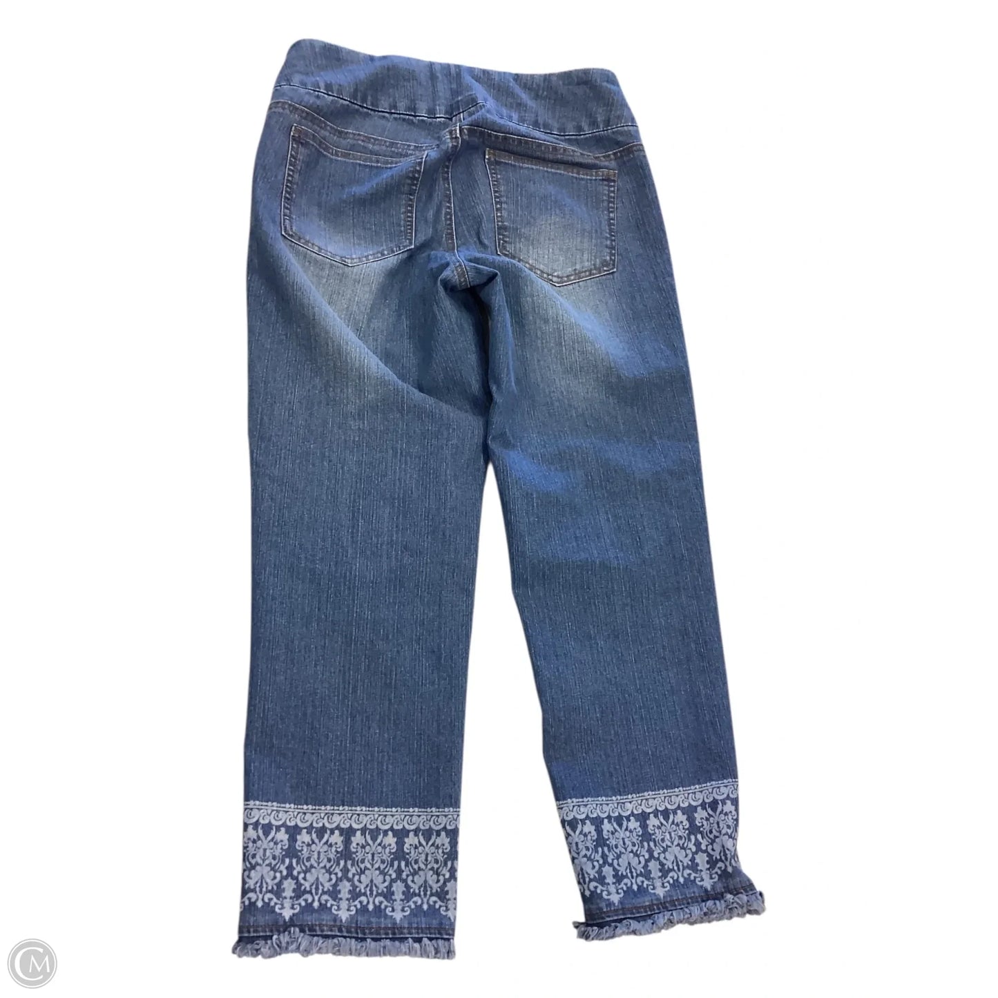 Pants Cropped By Multiples In Blue, Size: 4