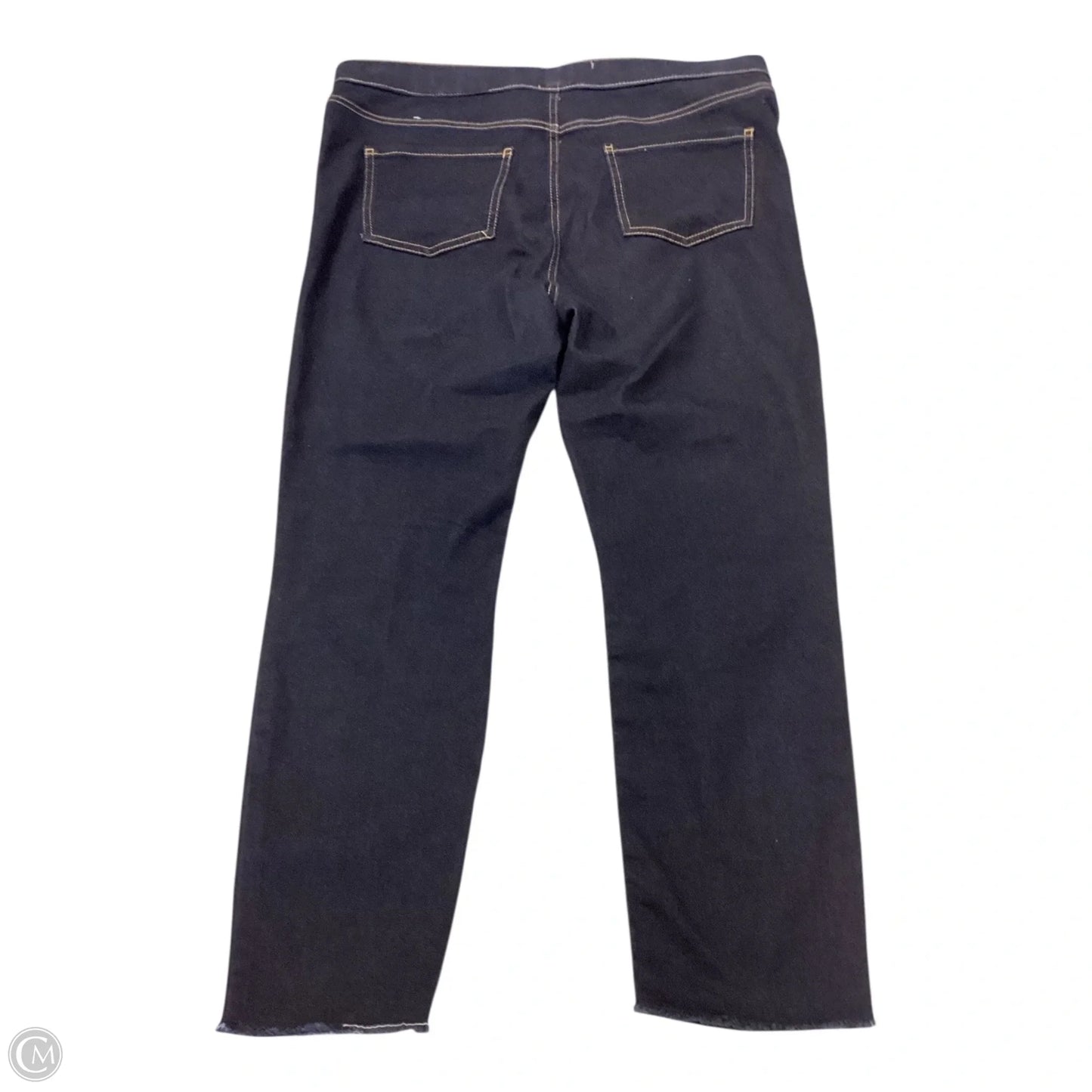 Pants Cropped By Simply Vera In Blue, Size: Xl