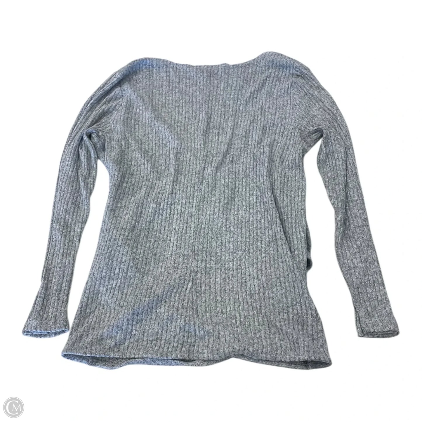 Top Long Sleeve By Ana In Grey, Size: L