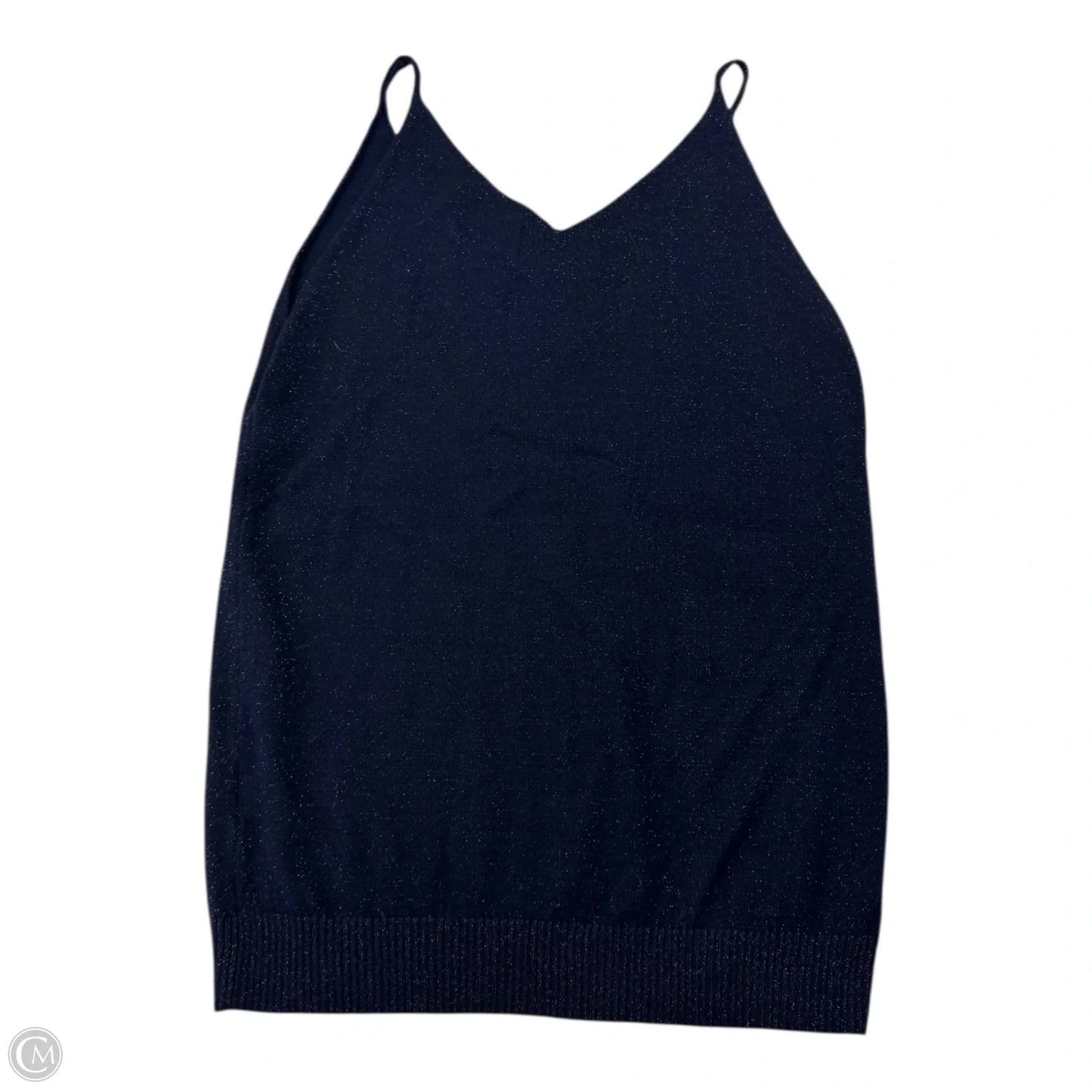 Top Sleeveless By Clothes Mentor In Navy, Size: S