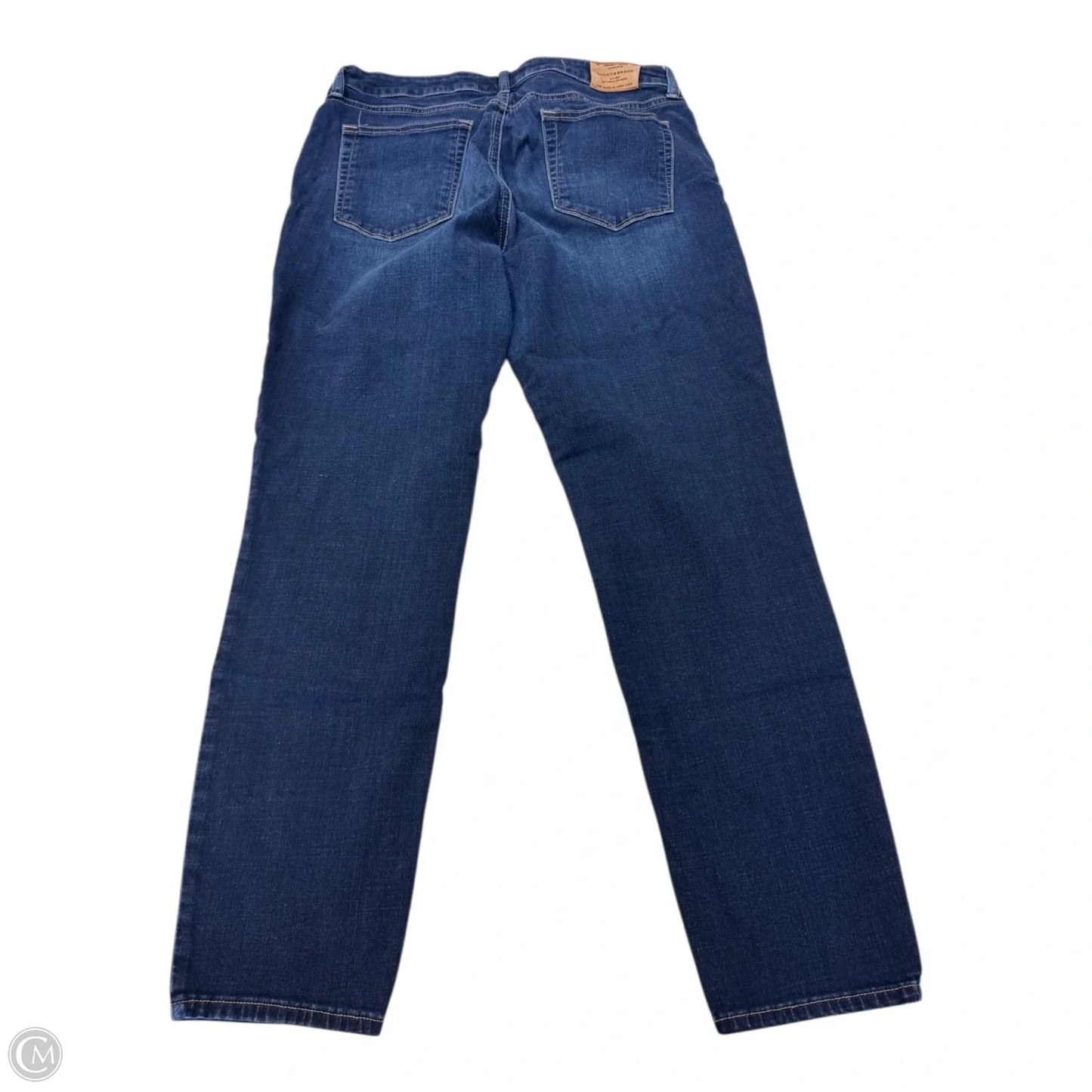 Jeans Cropped By Lucky Brand In Blue, Size: 12