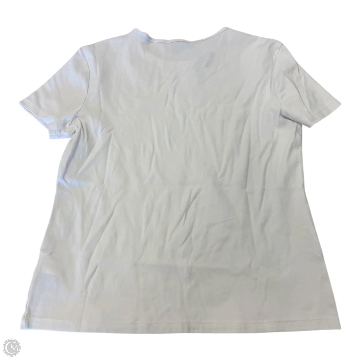 Top Short Sleeve By Ralph Lauren In White, Size: L