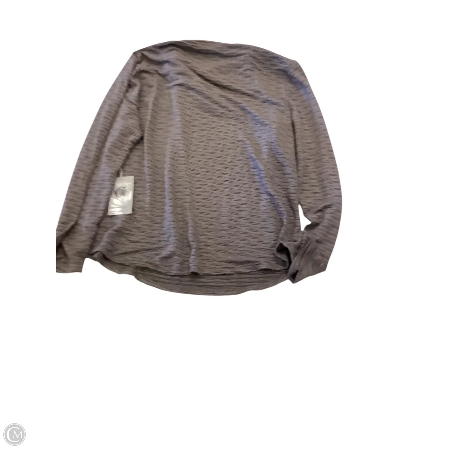 Top Long Sleeve By Habitat In Grey, Size: L