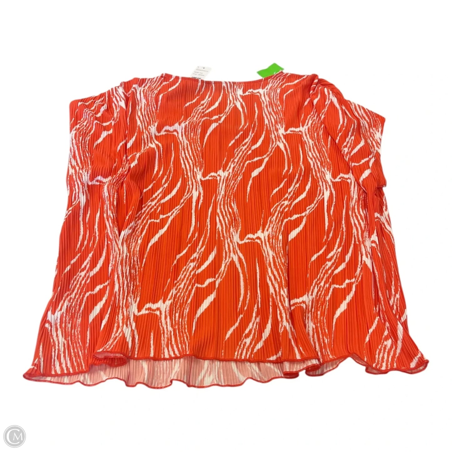 Top Short Sleeve By Rafaella In Orange, Size: 3x