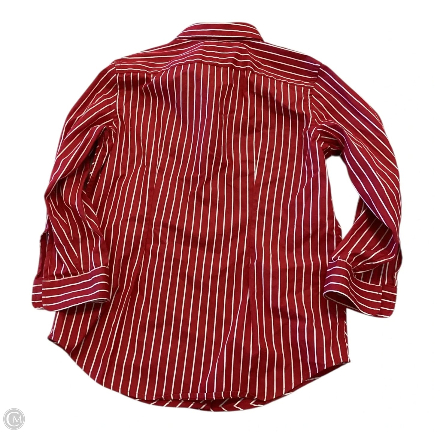 Top Long Sleeve By Ralph Lauren In Striped Pattern, Size: Xs