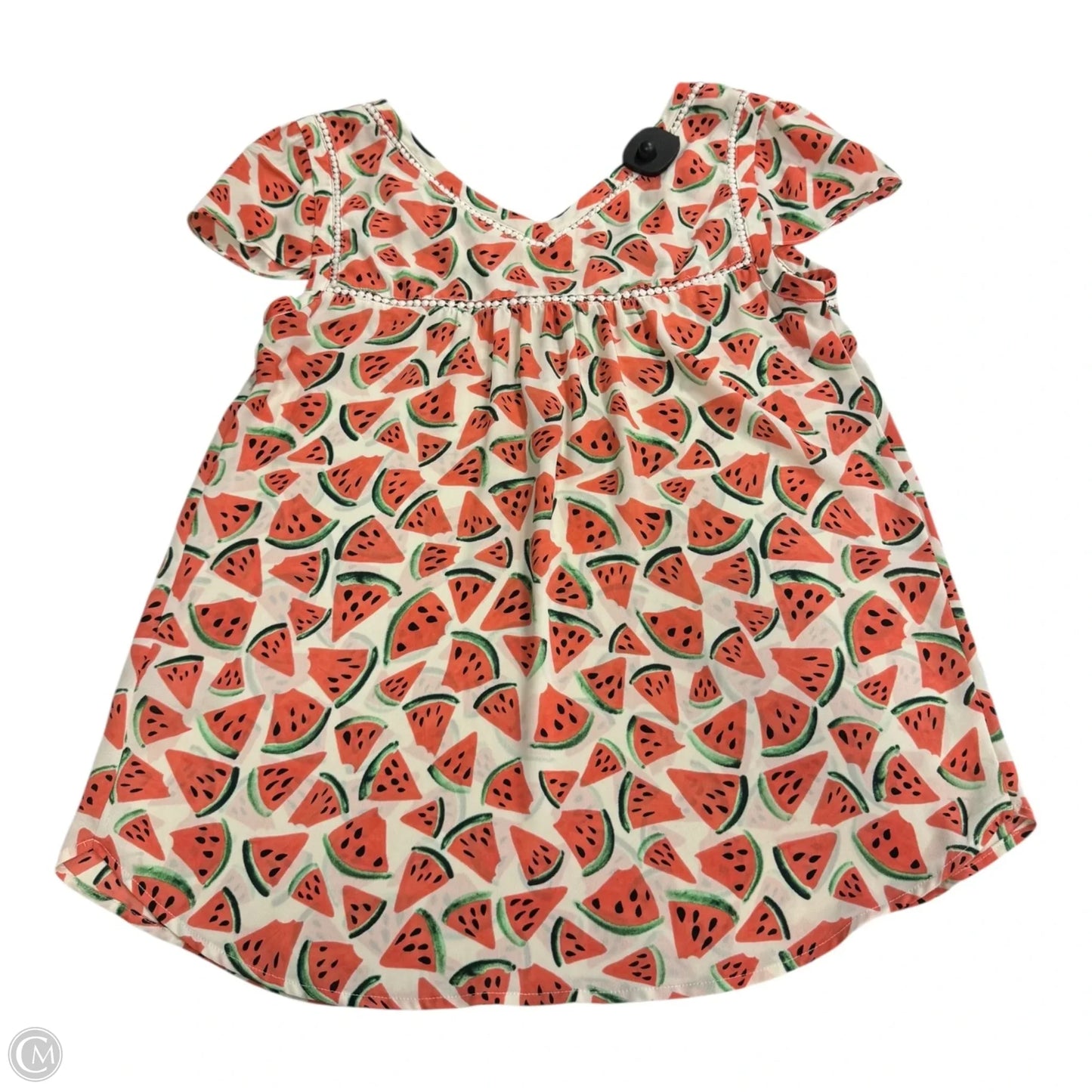 Blouse Sleeveless By Maeve In Orange, Size: 8