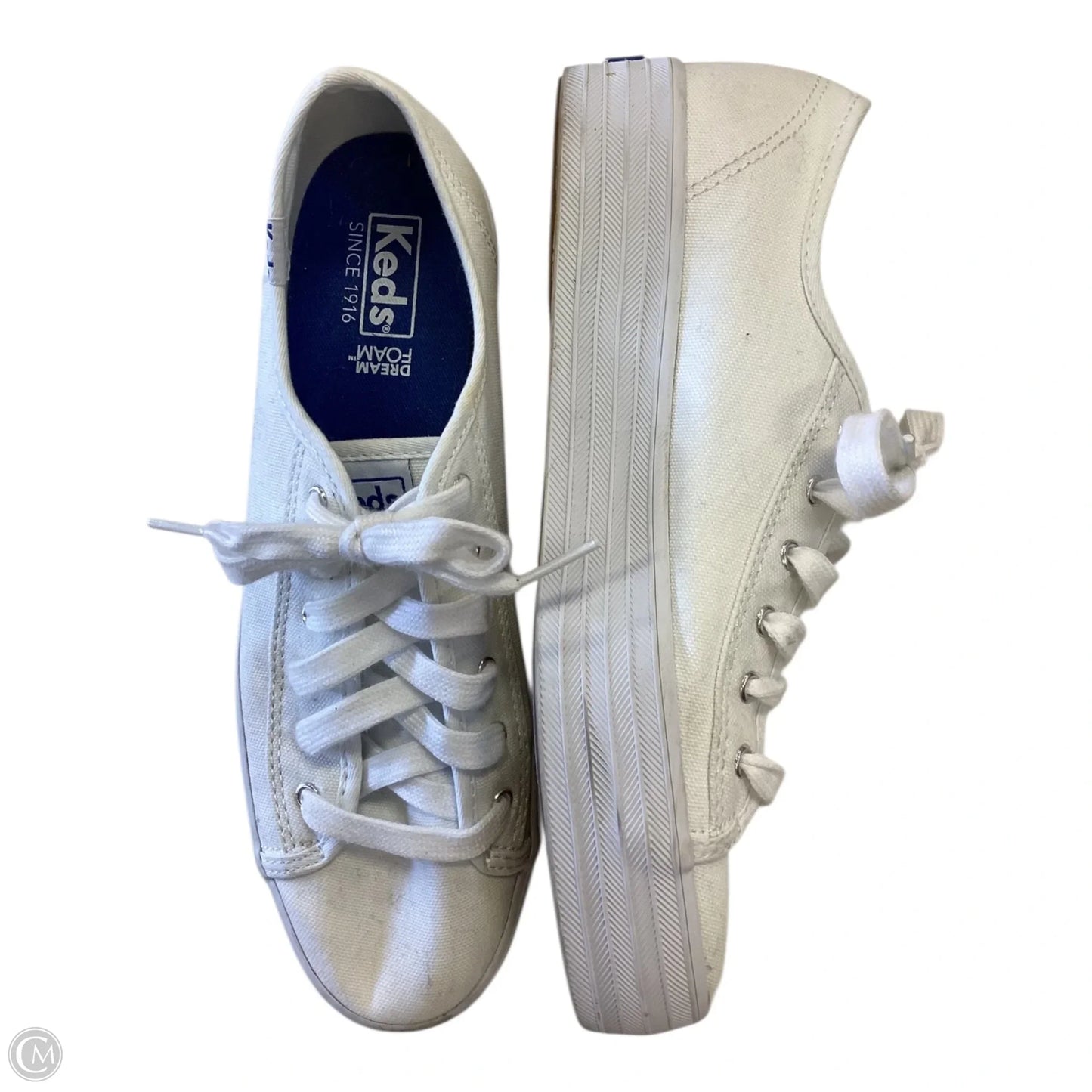 Shoes Athletic By Keds In White, Size: 7.5