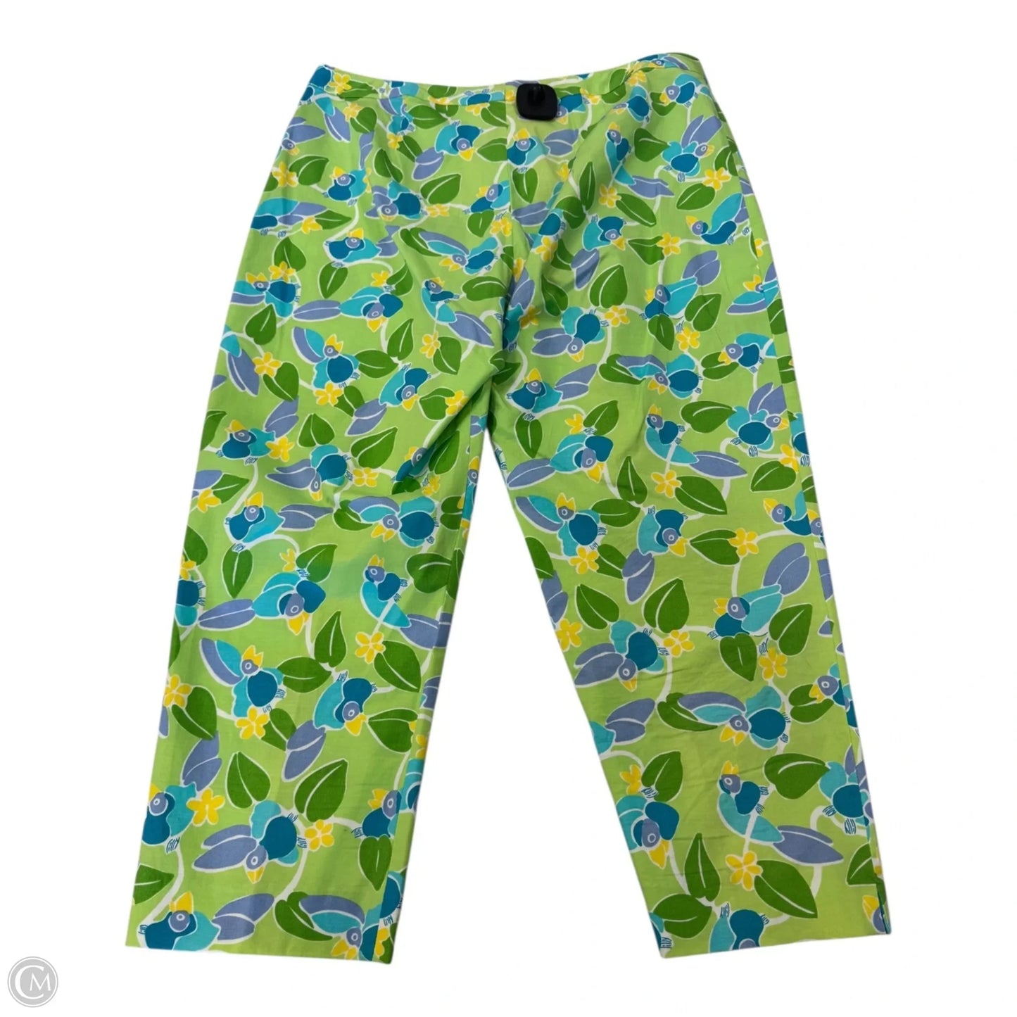 Capris Designer By Lilly Pulitzer In Green, Size: 12p