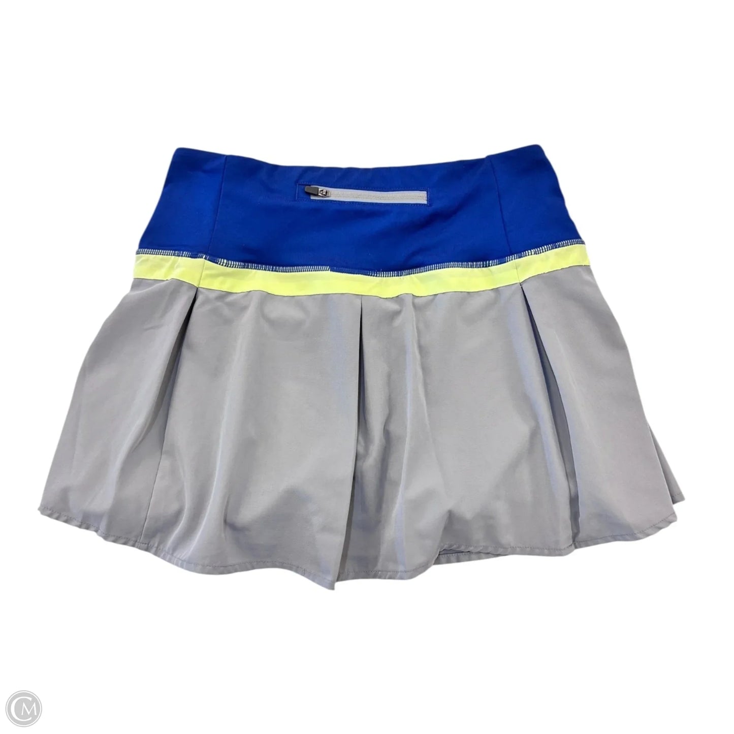 Skort By Clothes Mentor In Blue & Grey, Size: Xs