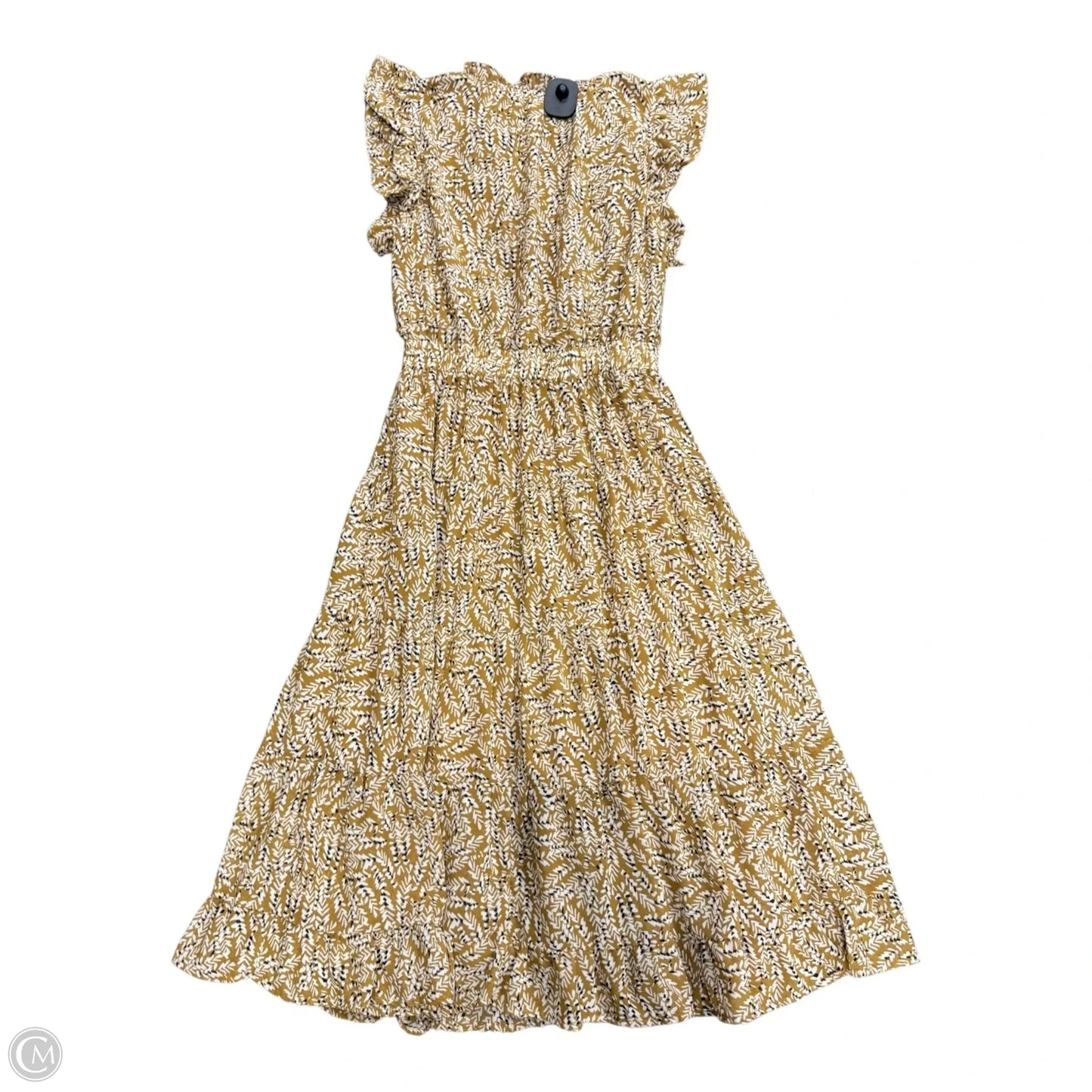 Dress Casual Maxi By Pinch In Gold & White, Size: S