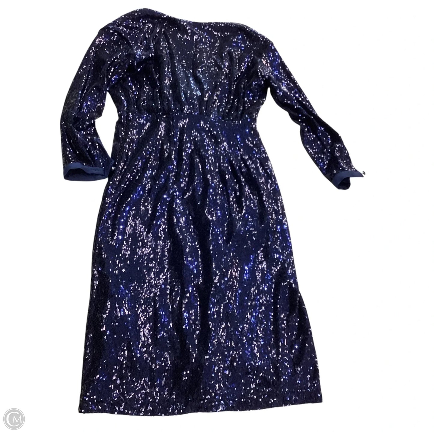 Dress Party Midi By Anthropologie In Navy, Size: 0p