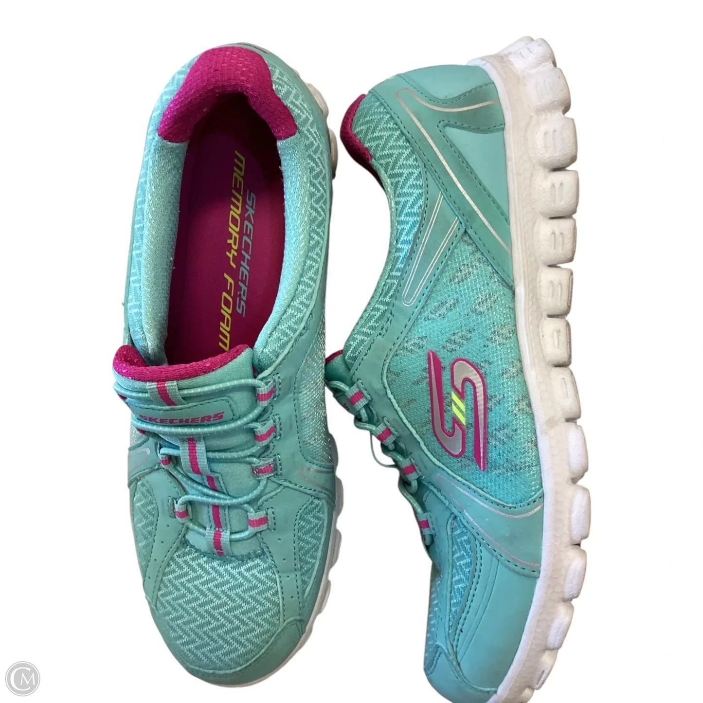Shoes Athletic By Skechers In Blue, Size: 7.5