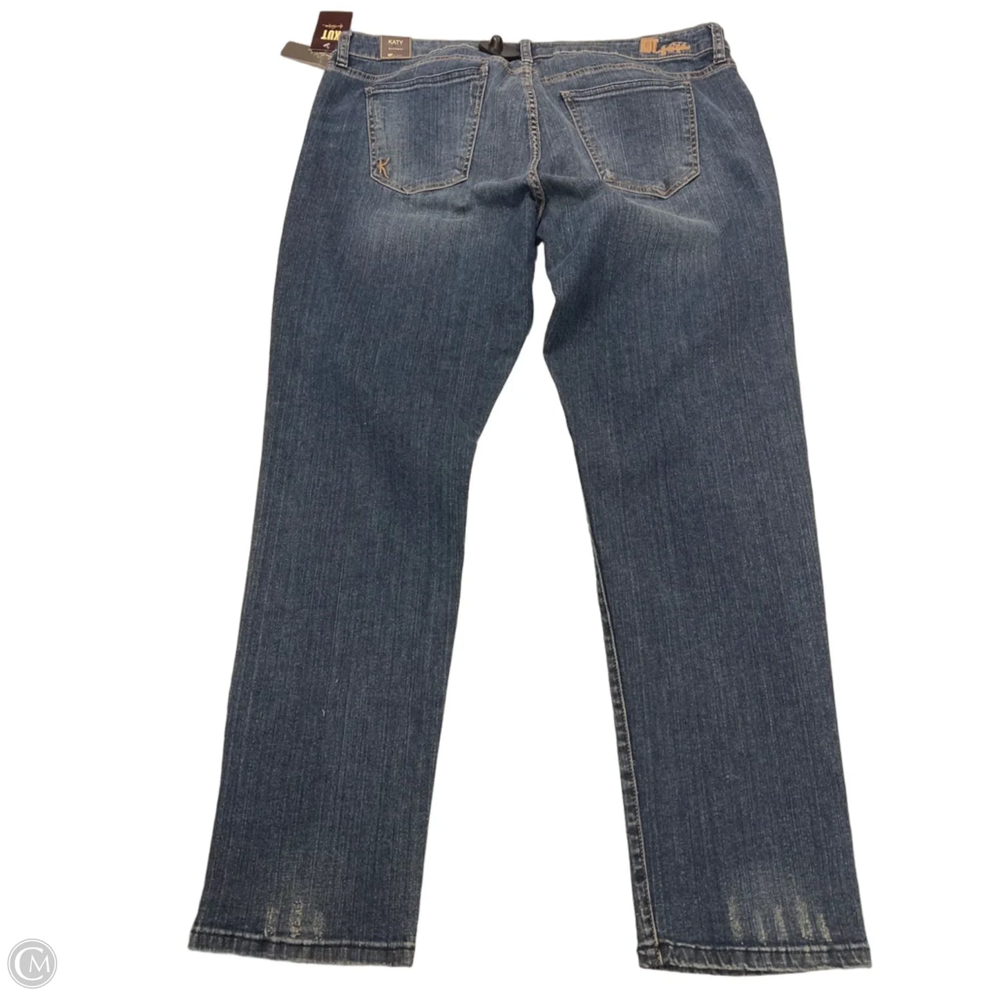 Jeans Boyfriend By Kut In Blue, Size: 16