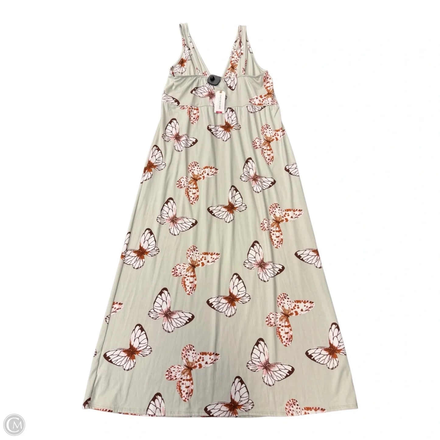 Dress Casual Maxi By Earthbound In Floral Print, Size: Xxl