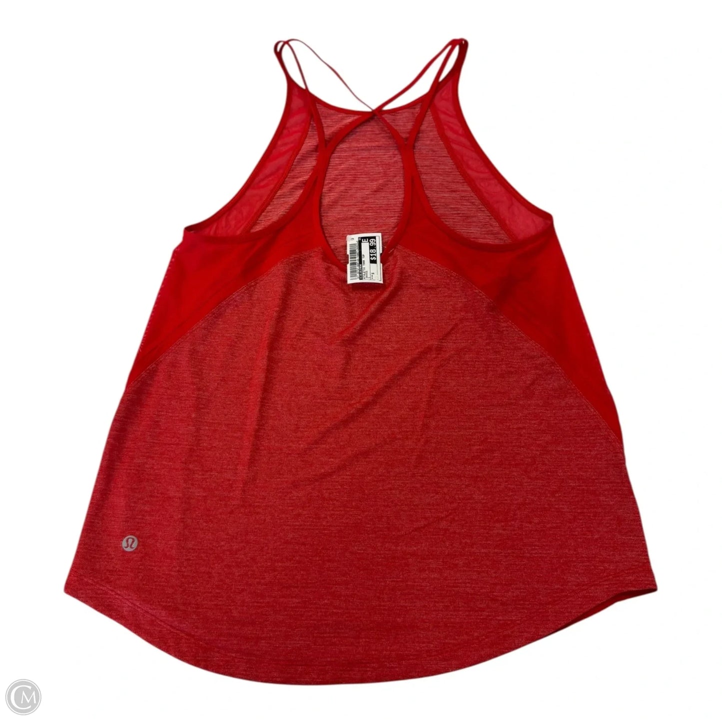 Athletic Tank Top By Lululemon In Orange, Size: S