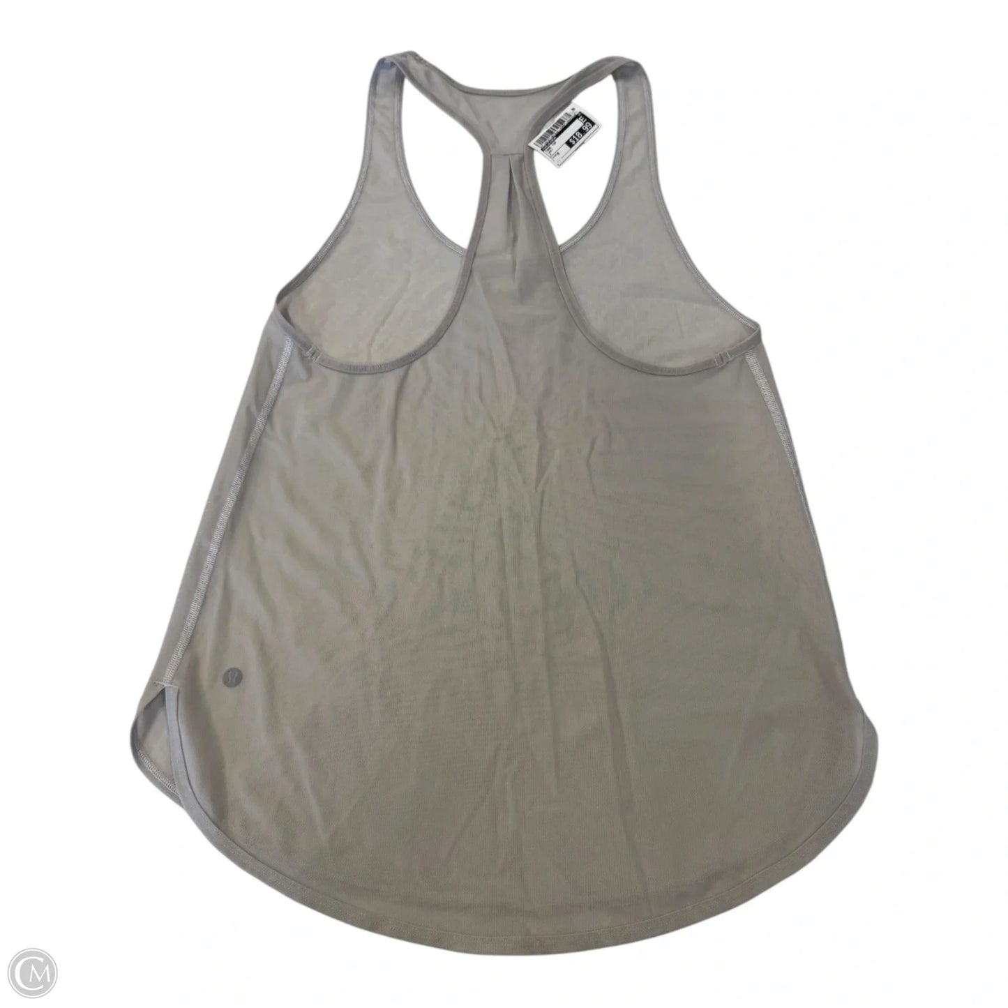 Athletic Tank Top By Lululemon In Grey, Size: M